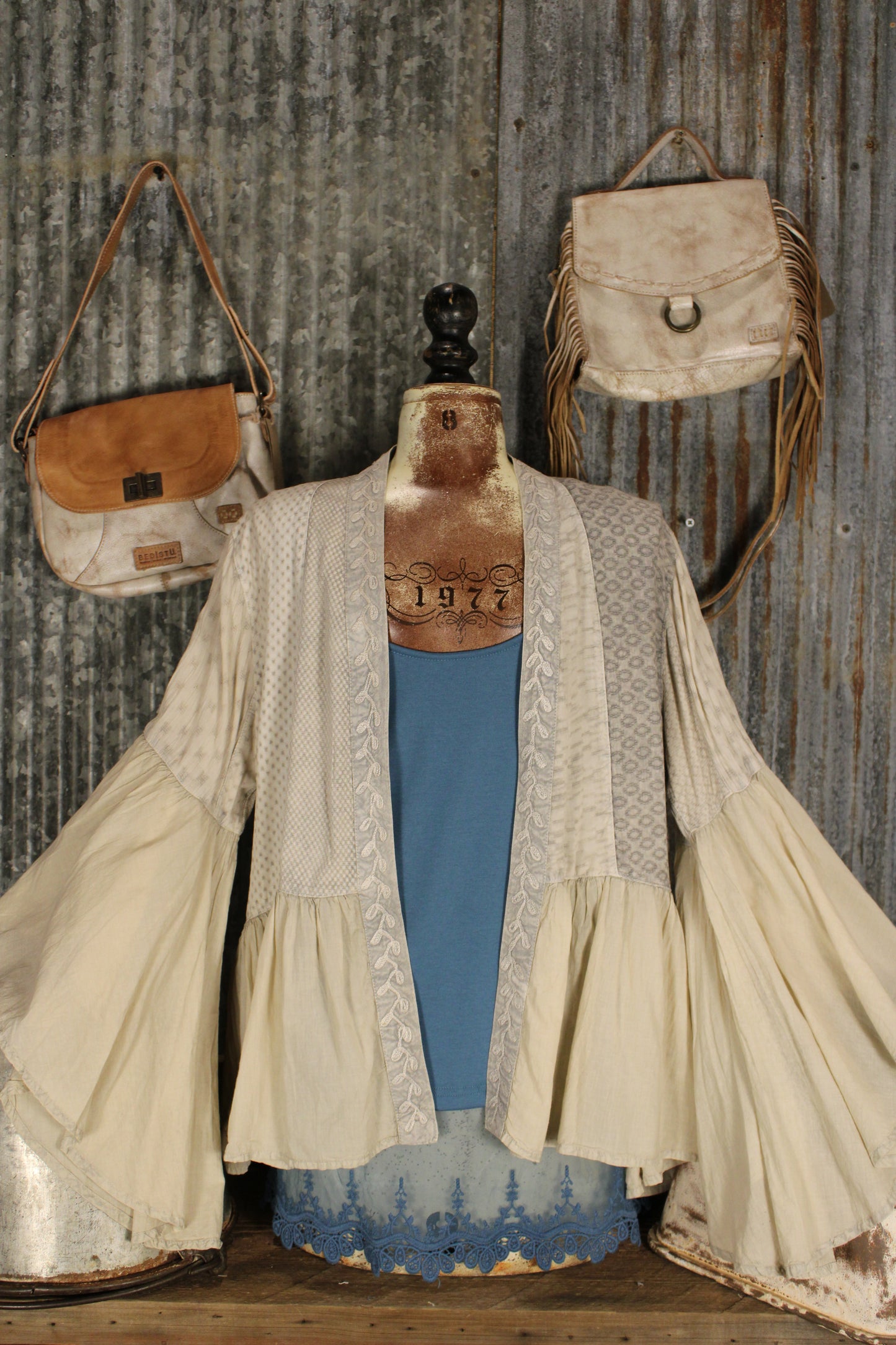 Gentle Morning Latte Kimono
