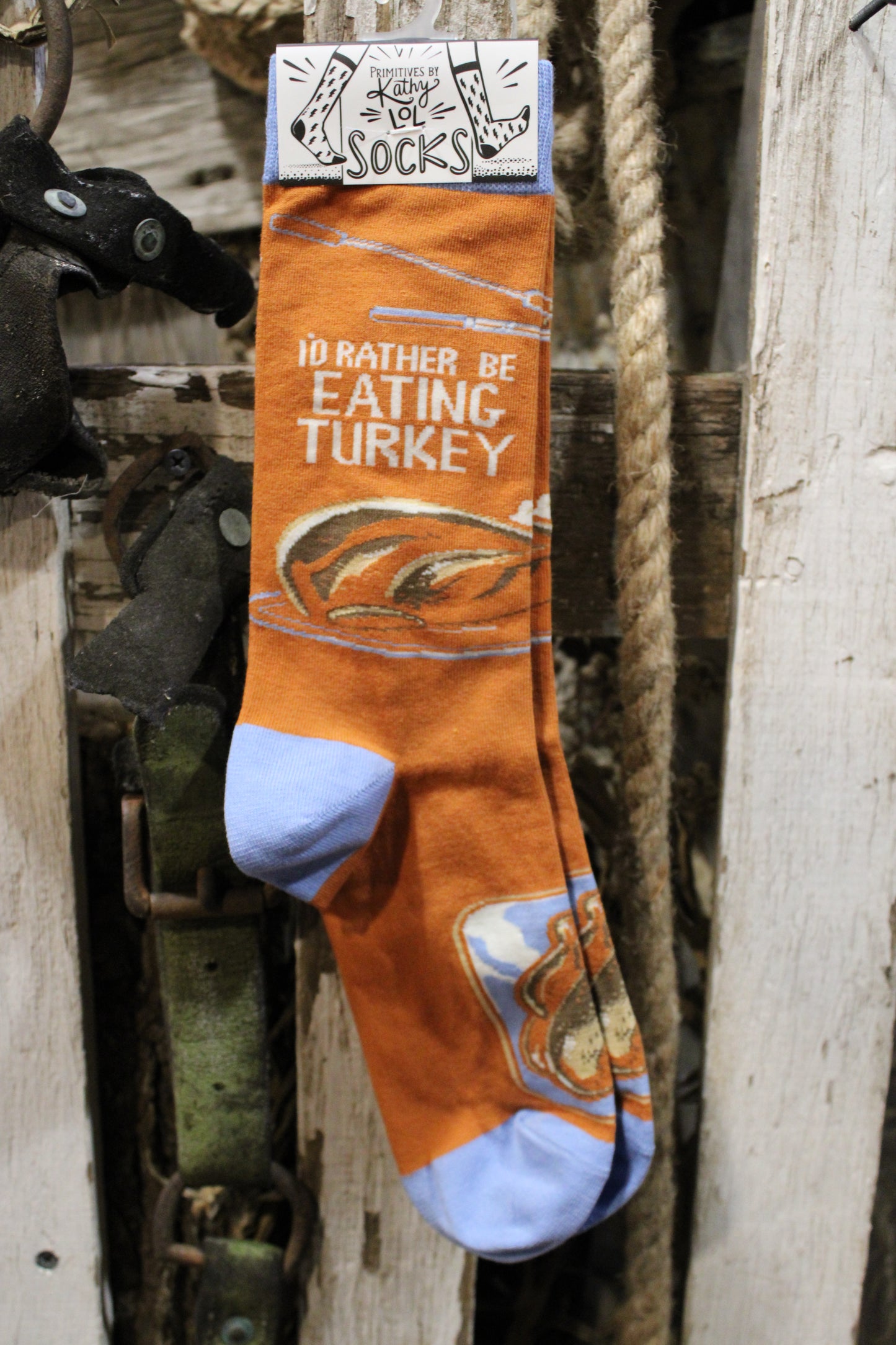 I'd Rather Be Eating Turkey Socks