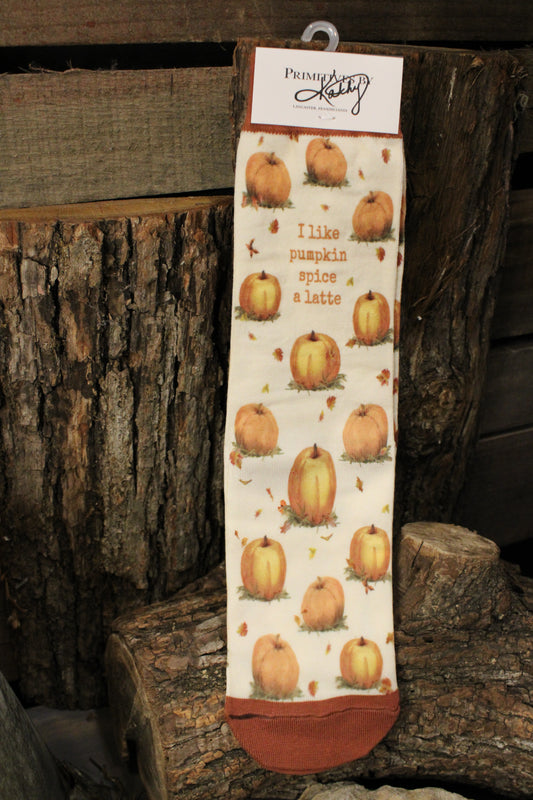 I Like Pumpkin Spice A Latte Socks