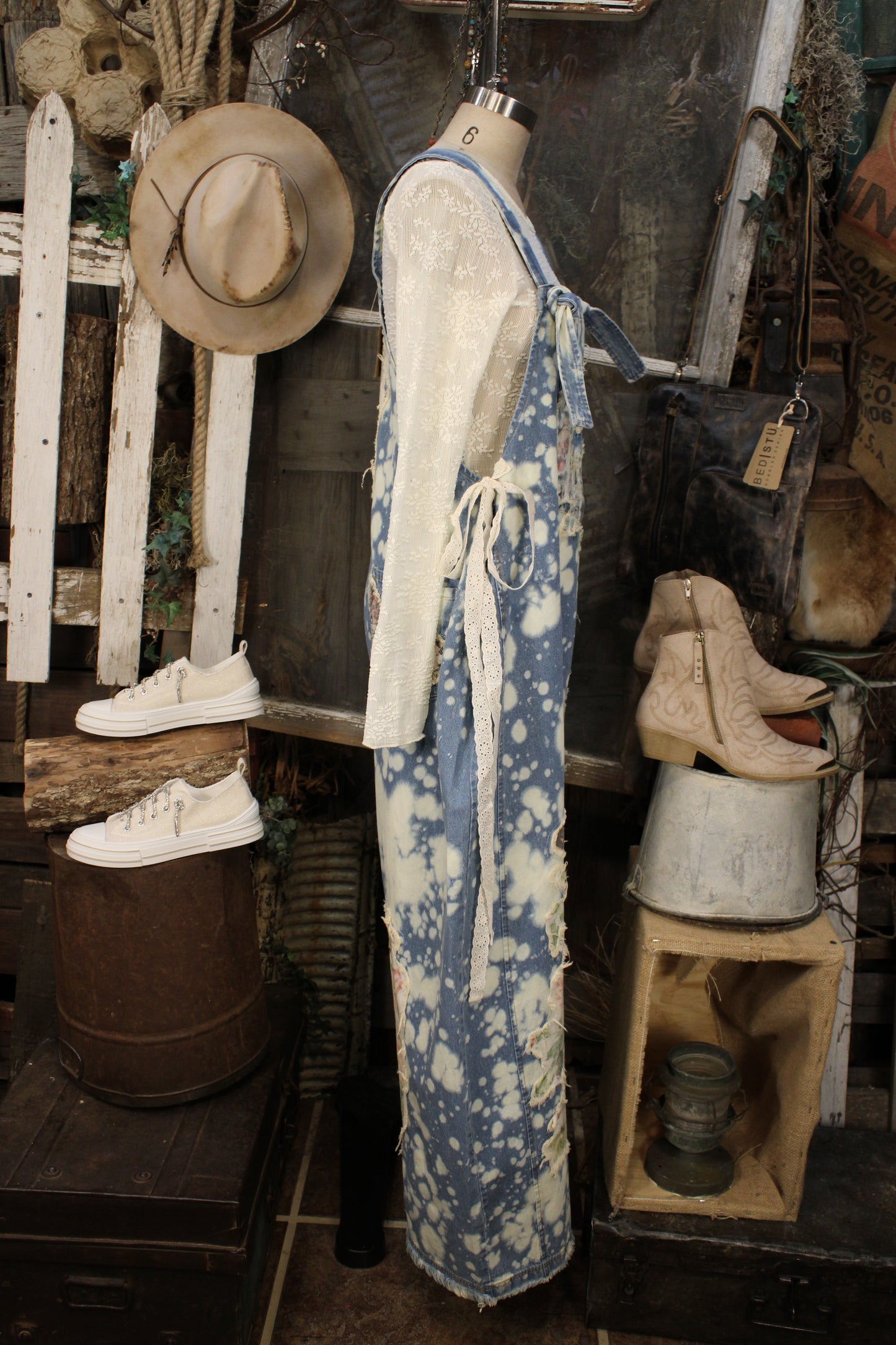 Painted Garden Overalls