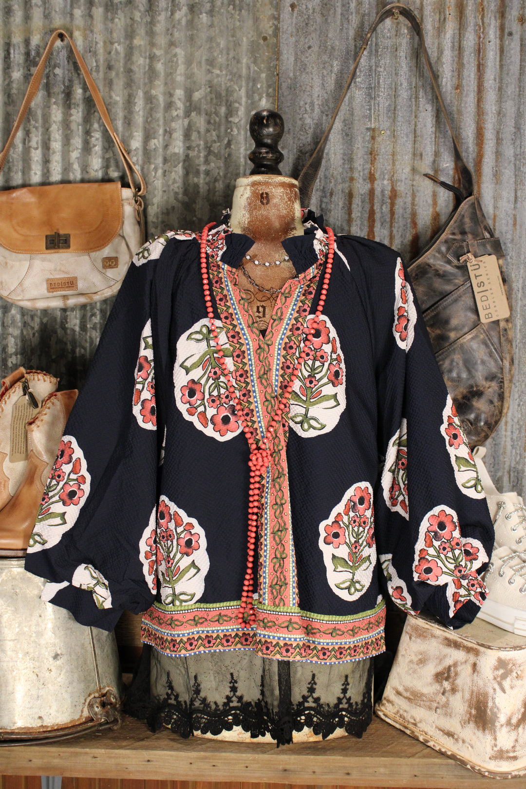 Cape Cod Navy Blouse