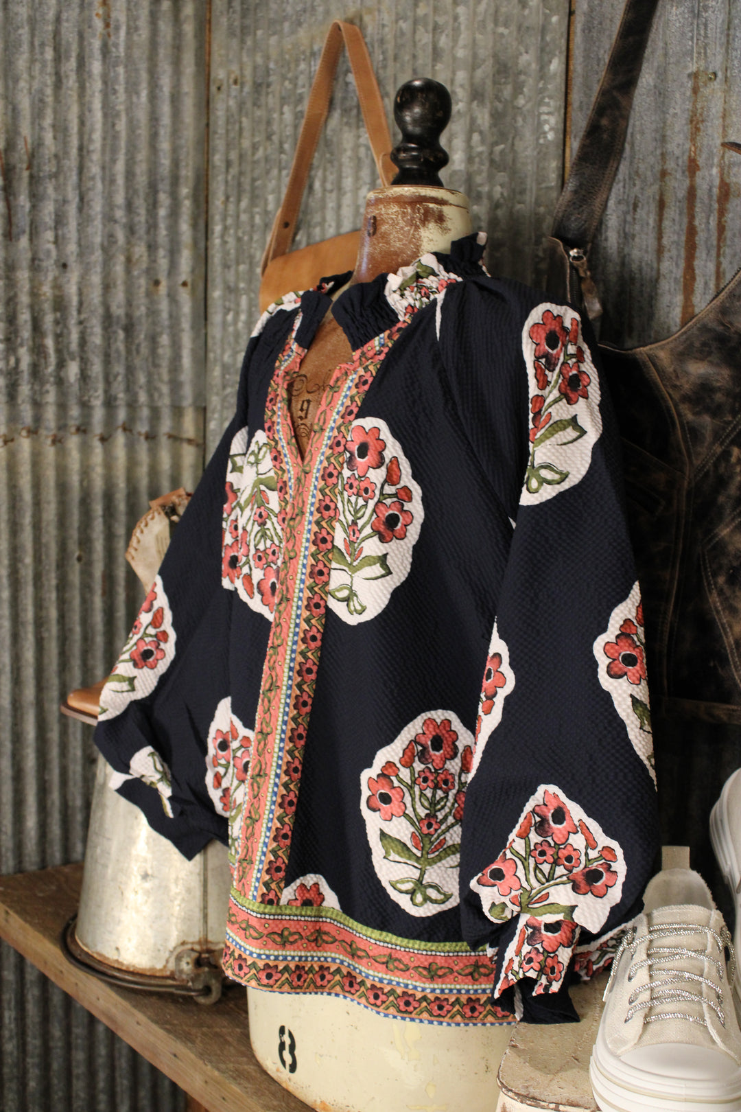 Cape Cod Navy Blouse
