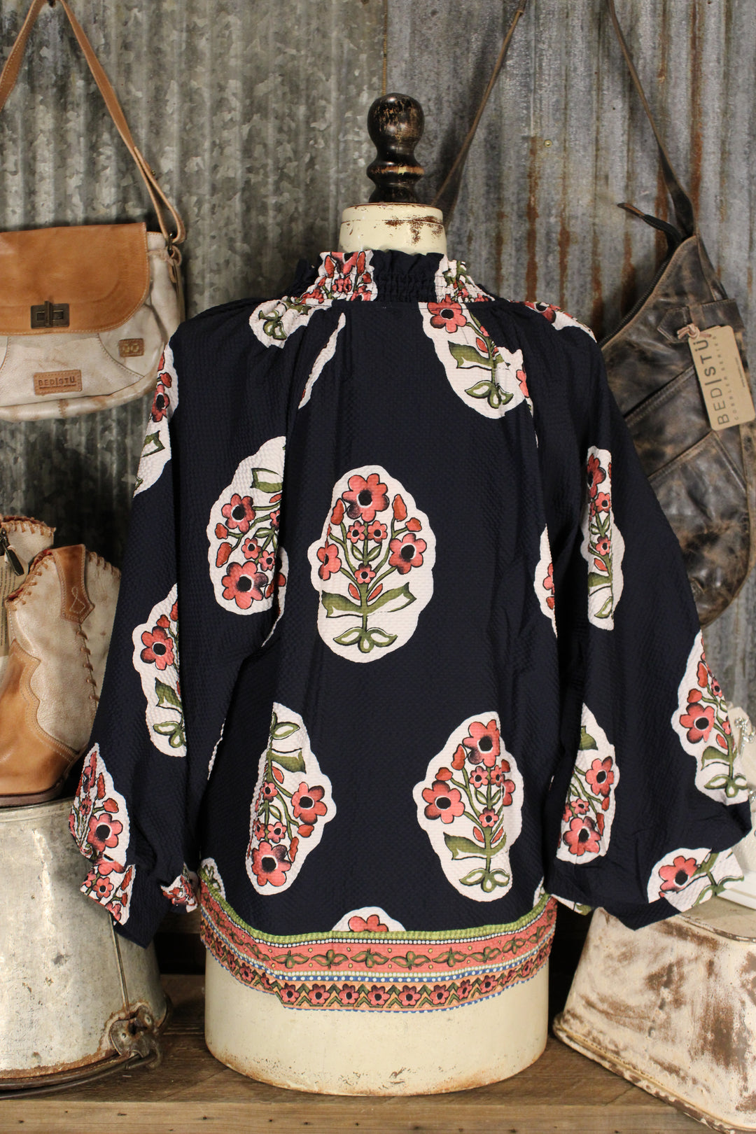 Cape Cod Navy Blouse
