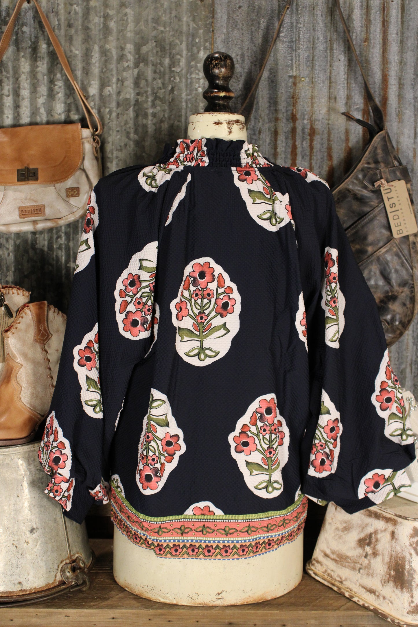 Cape Cod Navy Blouse