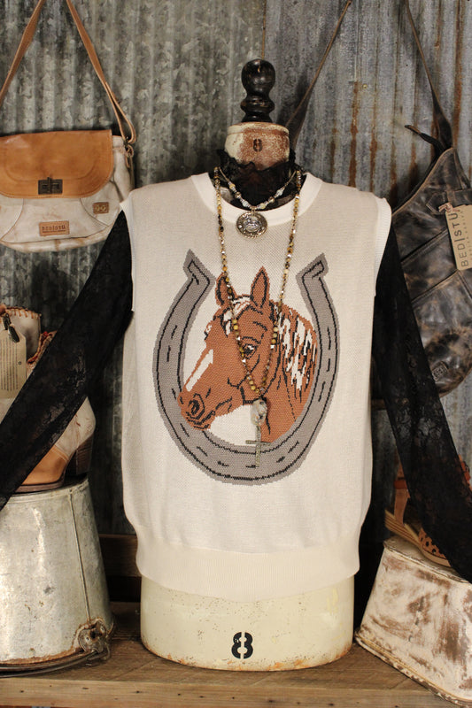 Paddock Posh Sweater Vest