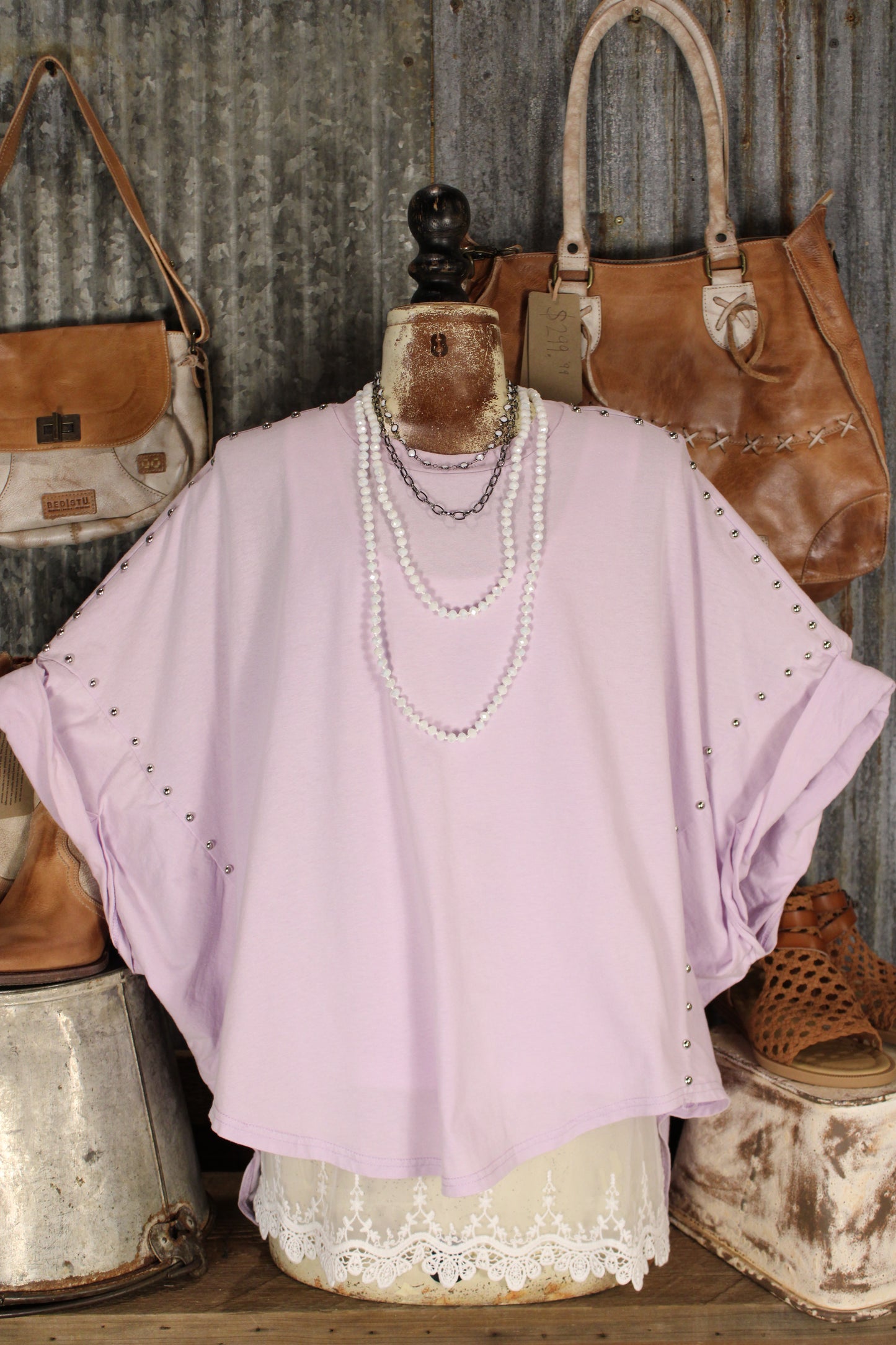Casual Jazzy Lilac Top