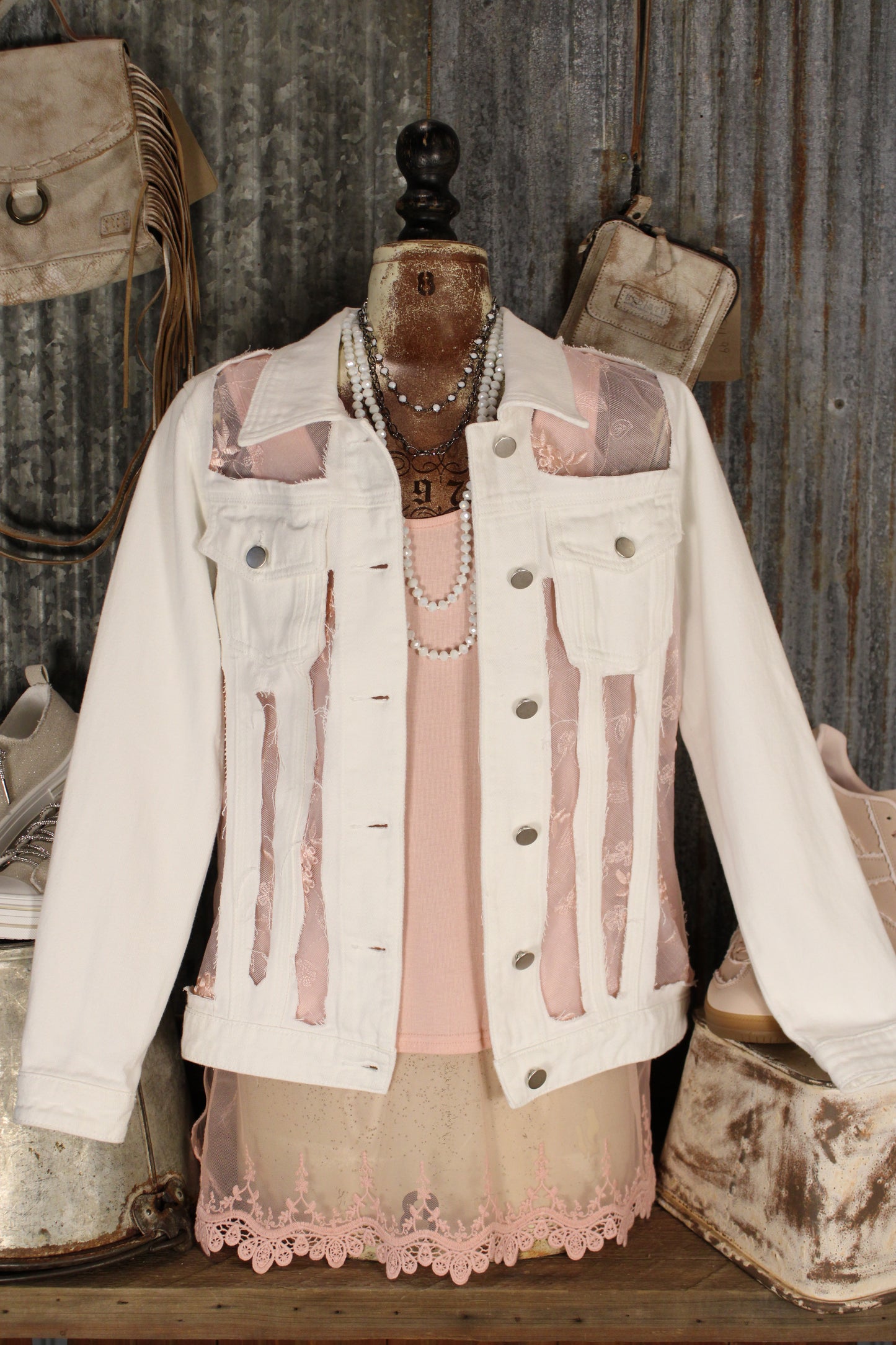 Sheeriously Cute Denim Jacket