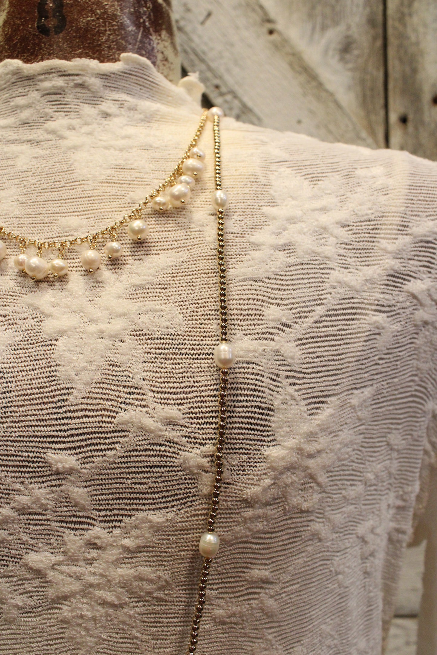 Vanilla Kiss Mesh Top