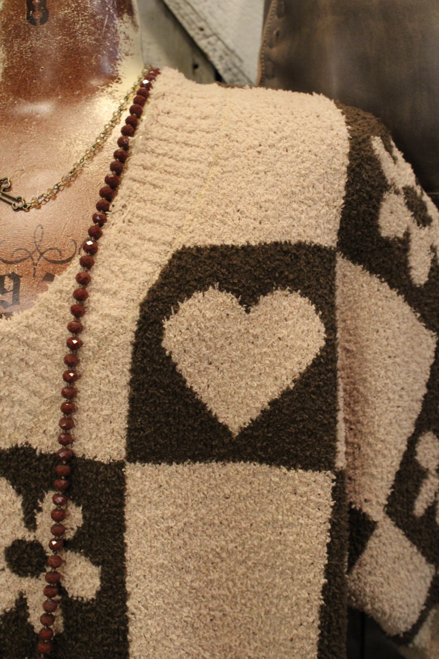 Sweet Checkered Dreams Sweater