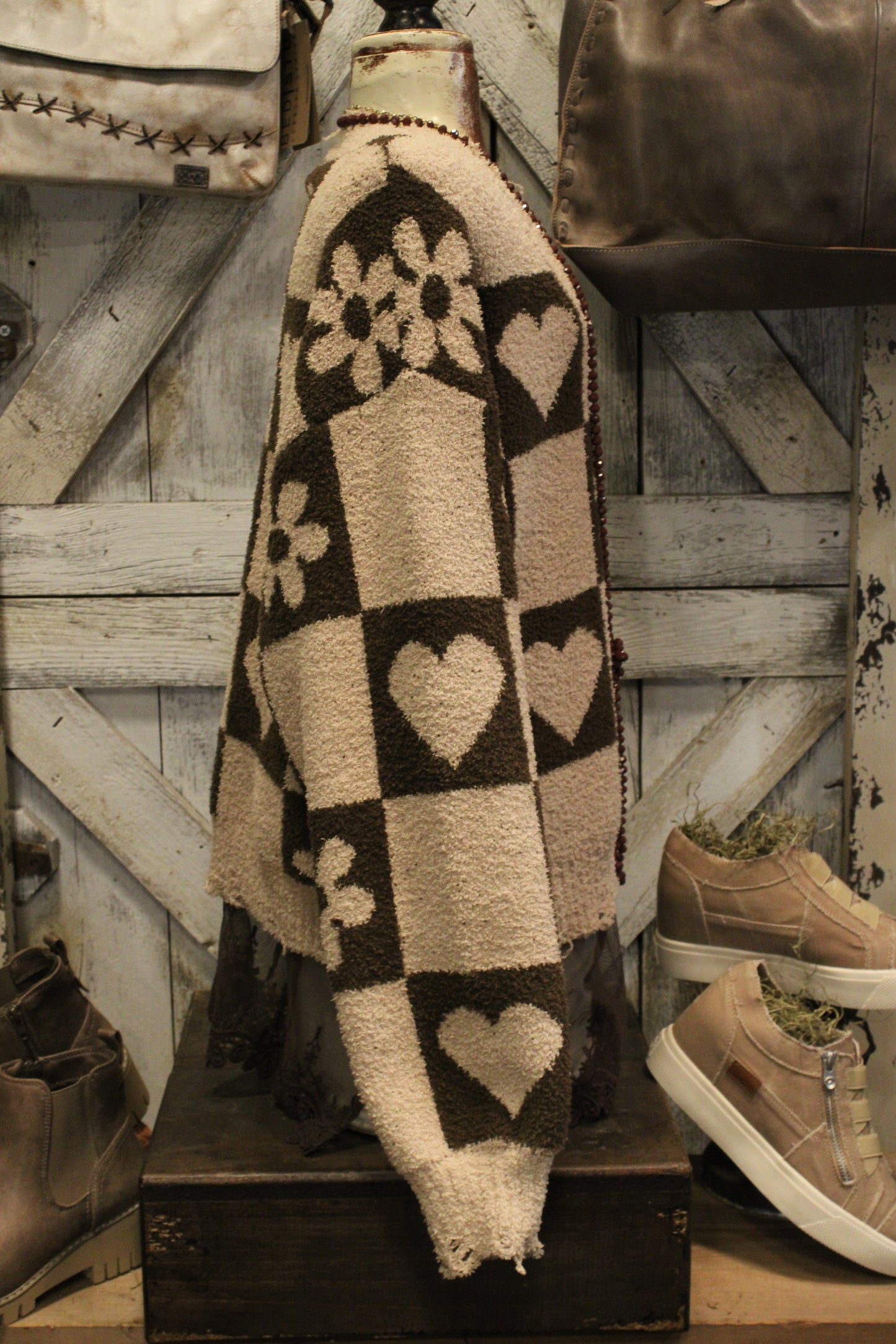 Sweet Checkered Dreams Sweater