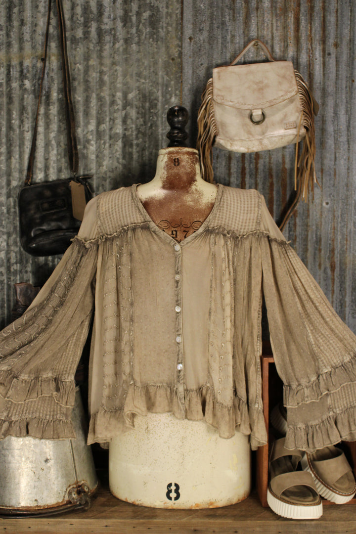 Moonmist Latte Blouse