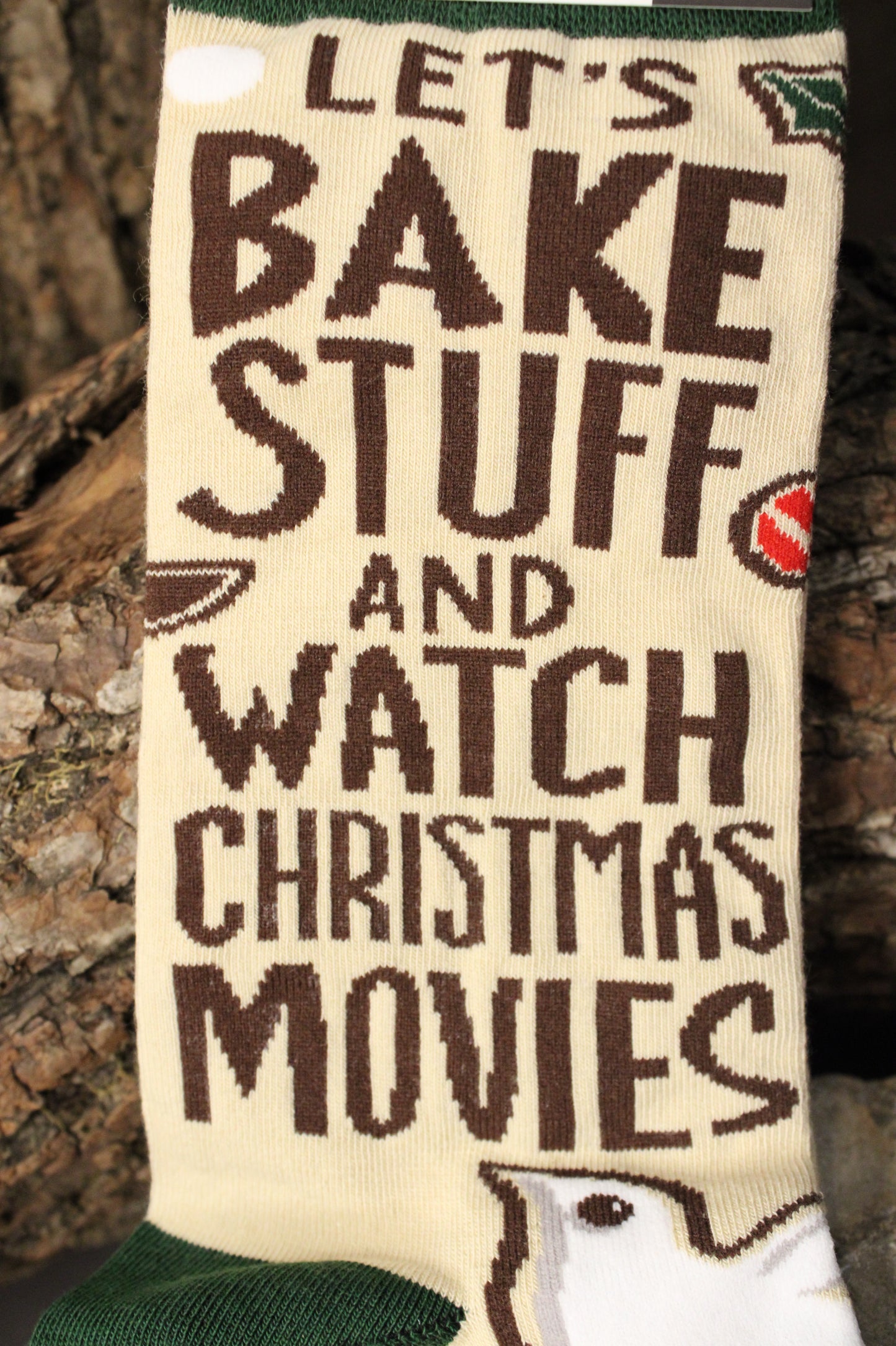Let's Bake Stuff And Watch Christmas Movies Socks