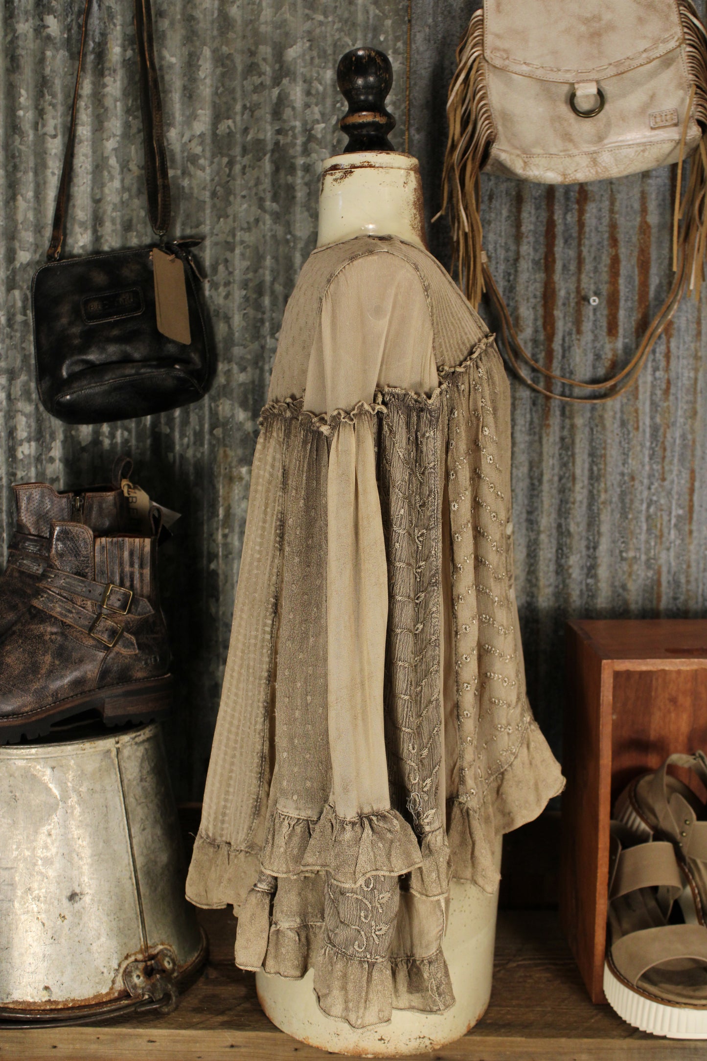 Moonmist Latte Blouse