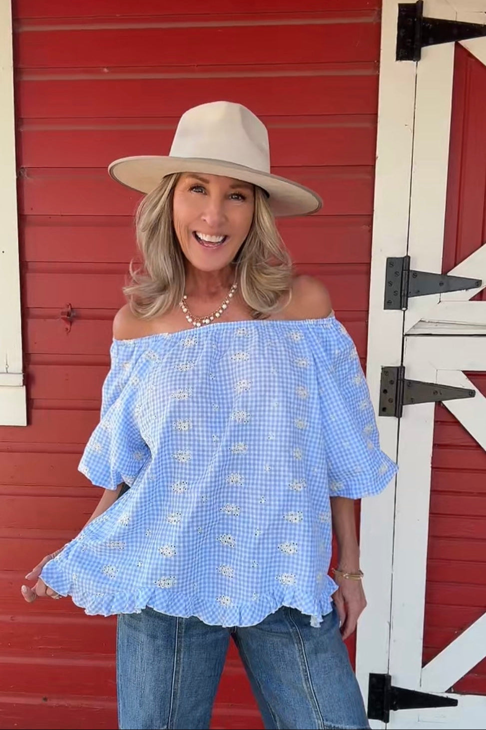 Cloudwashed Bluebell Blouse