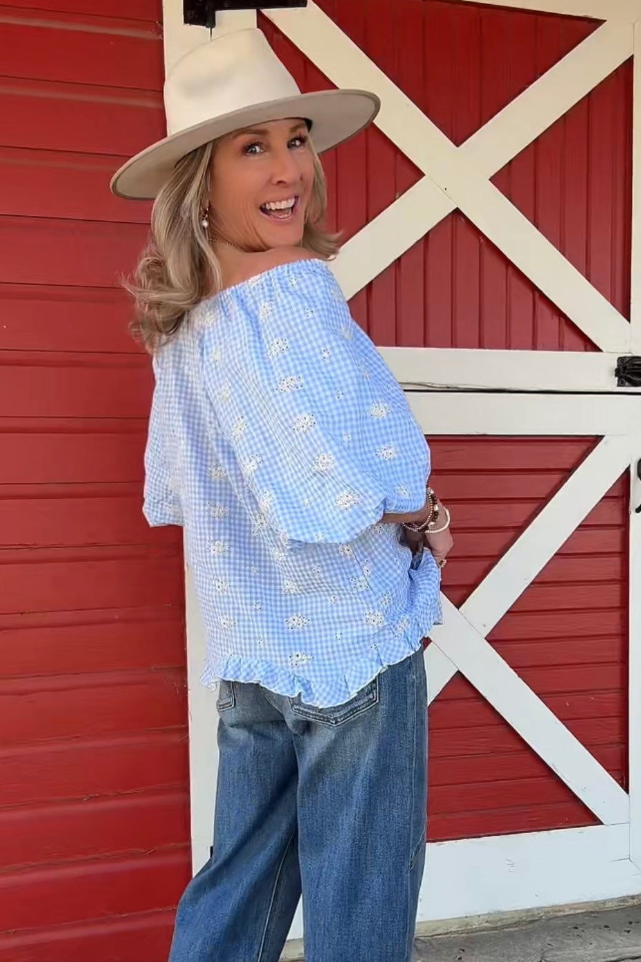 Cloudwashed Bluebell Blouse