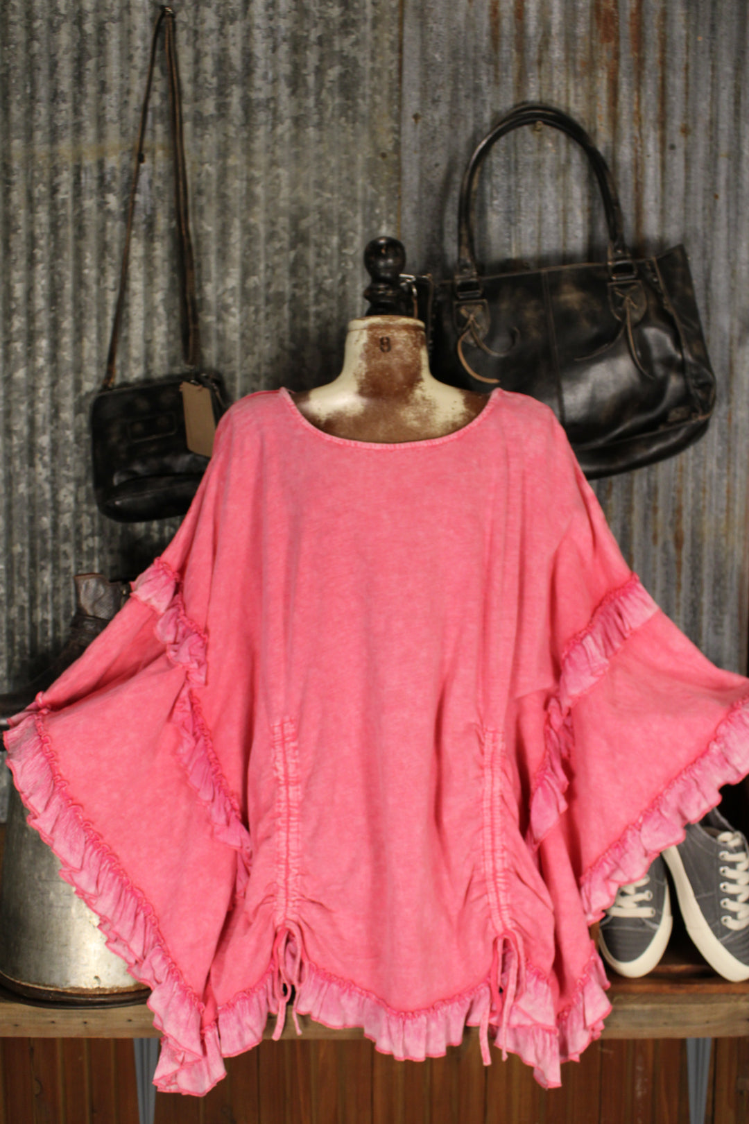 Bold Blossom Poncho