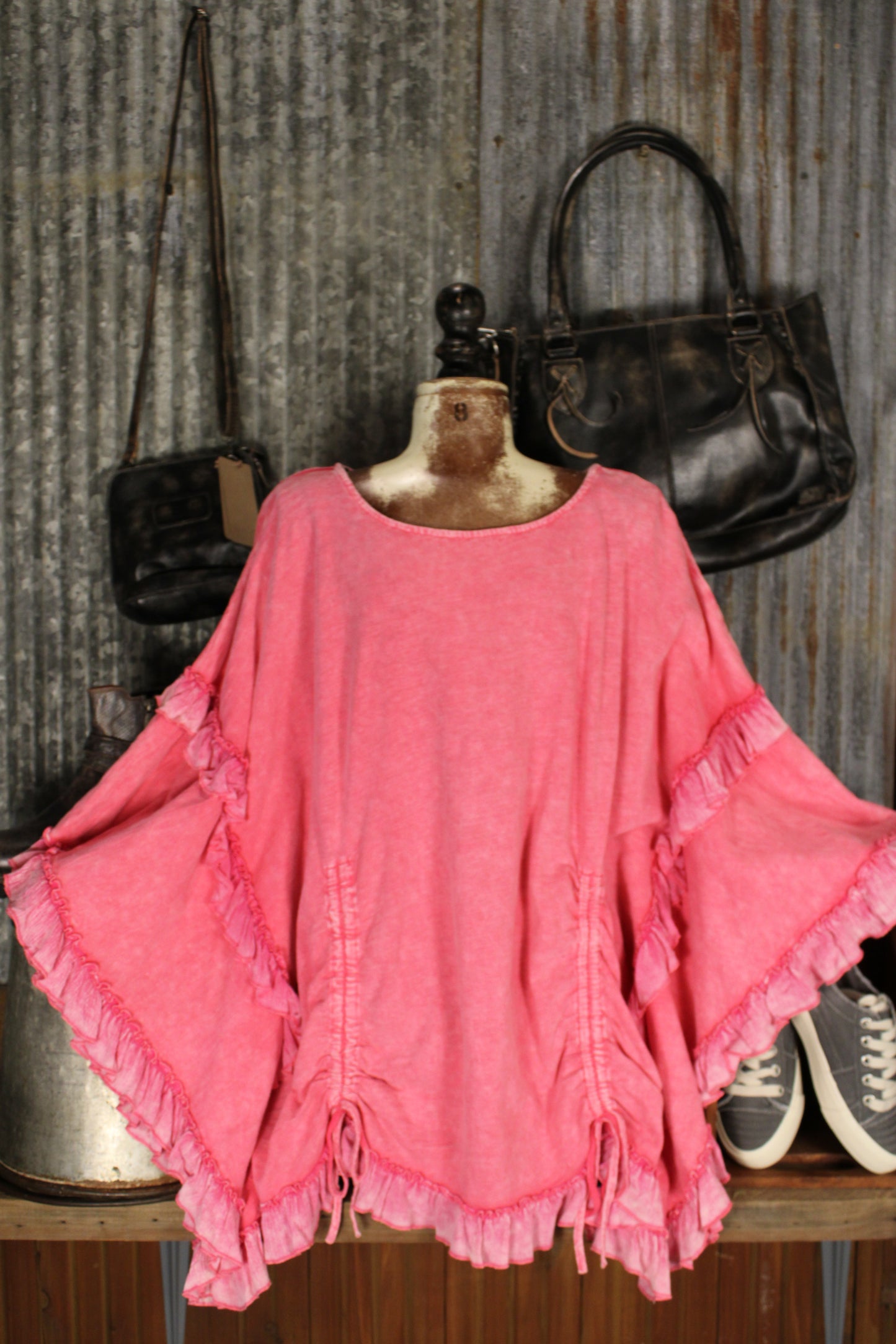 Bold Blossom Poncho