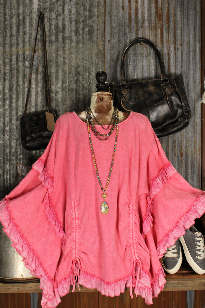 Bold Blossom Poncho