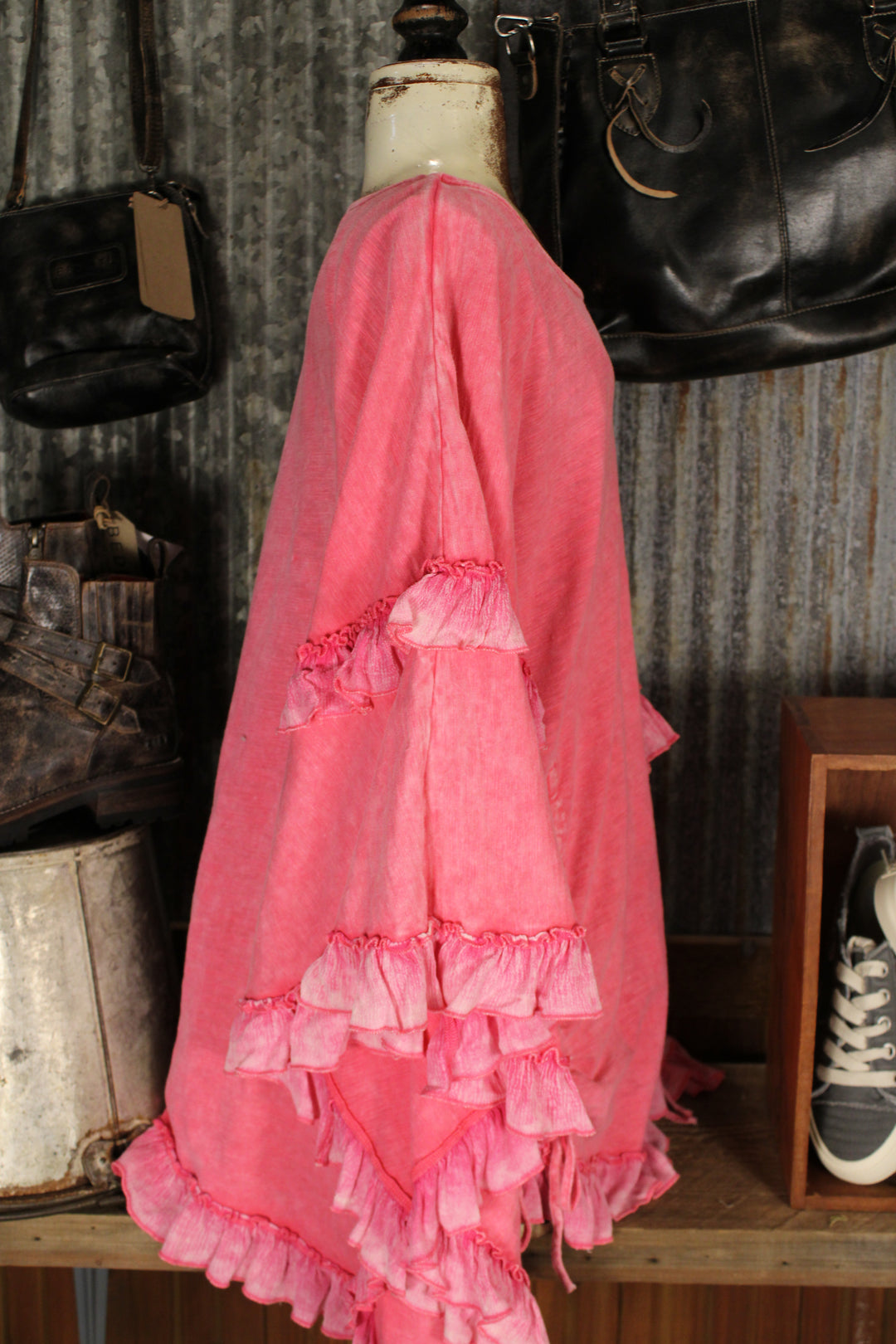 Bold Blossom Poncho