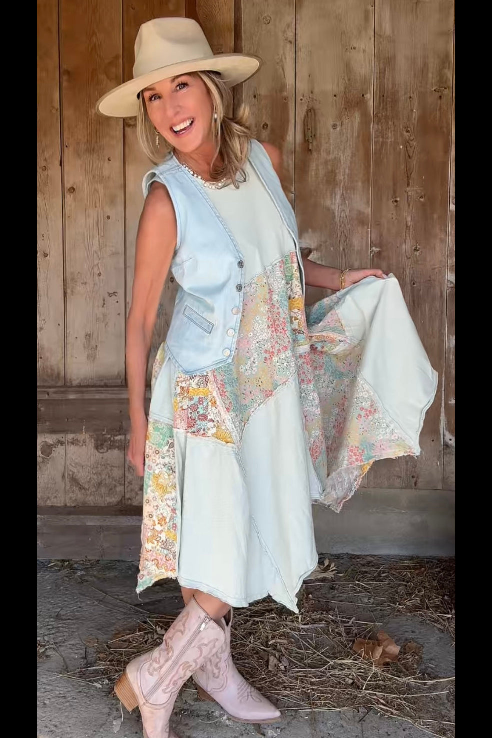 Farmhouse Gypsy Tank Dress