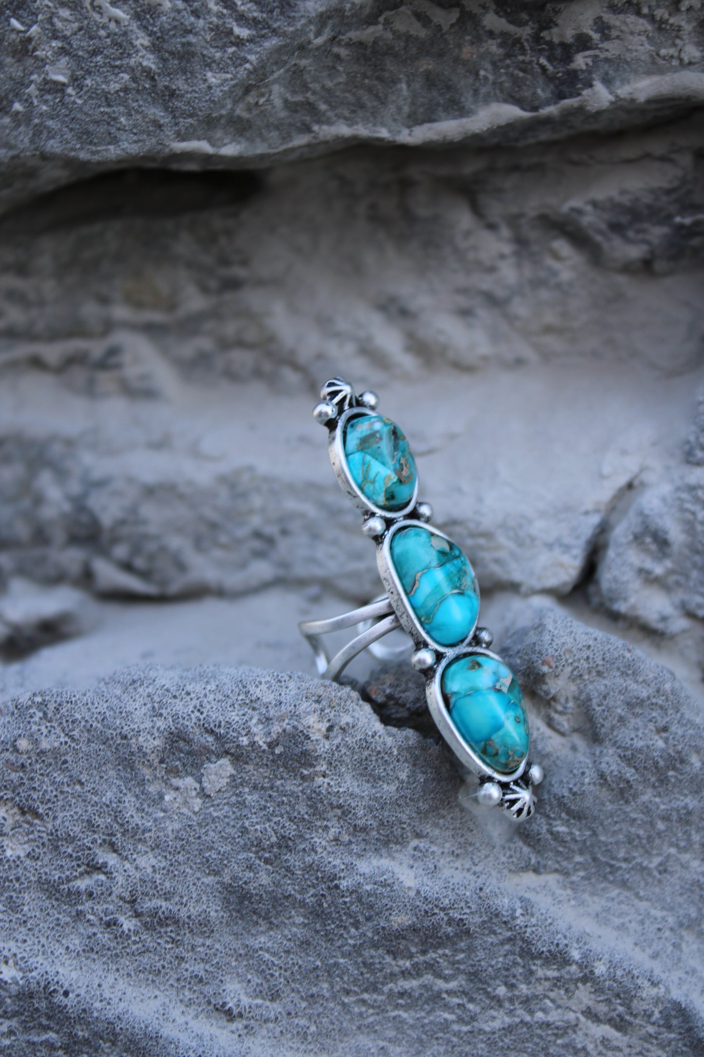 Robin Egg Trio Ring