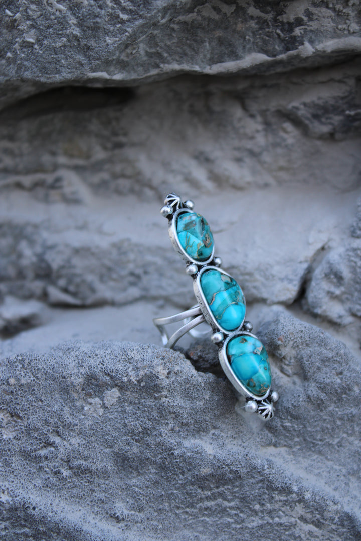 Robin Egg Trio Ring