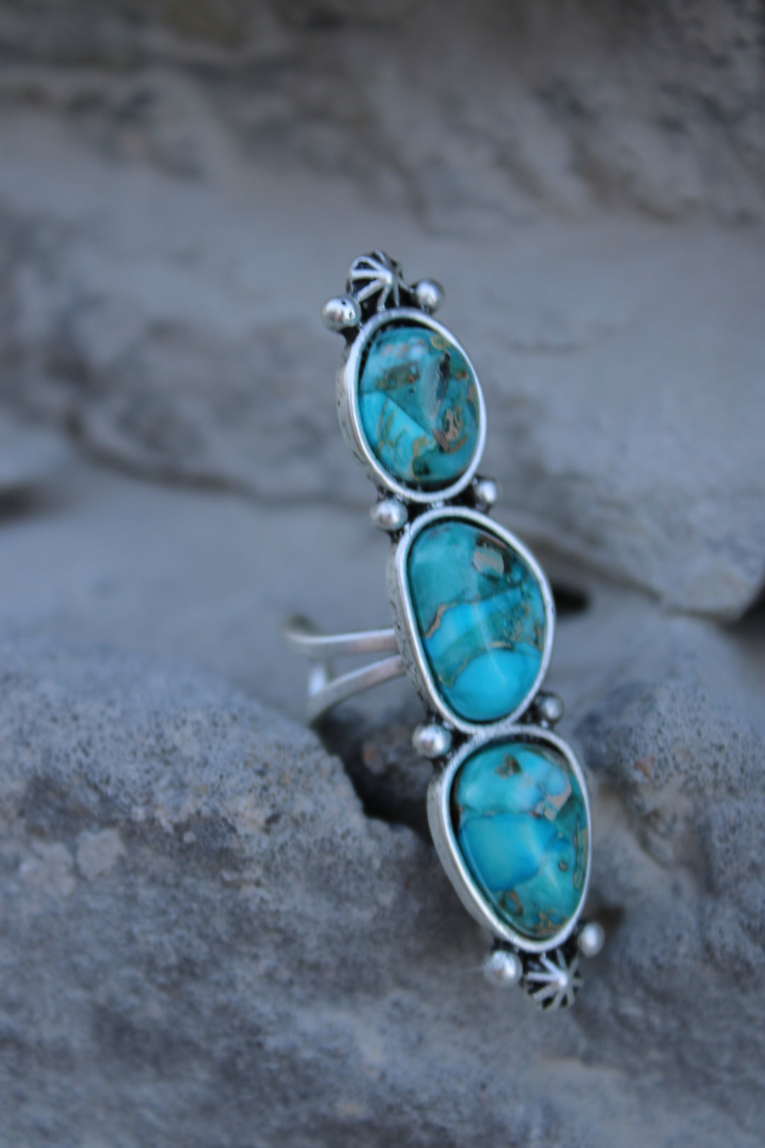 Robin Egg Trio Ring