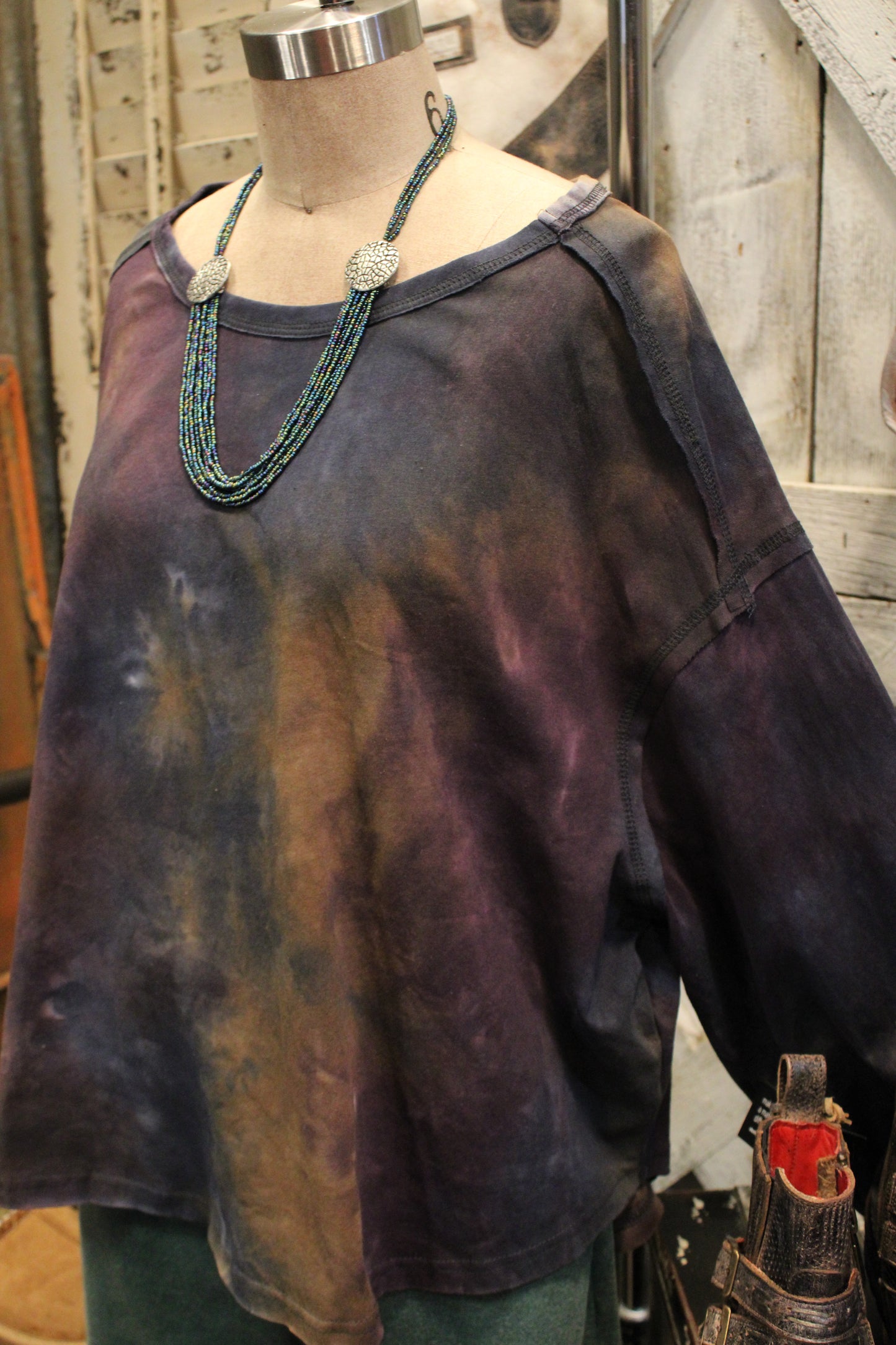 Midnight Tie Dye Top