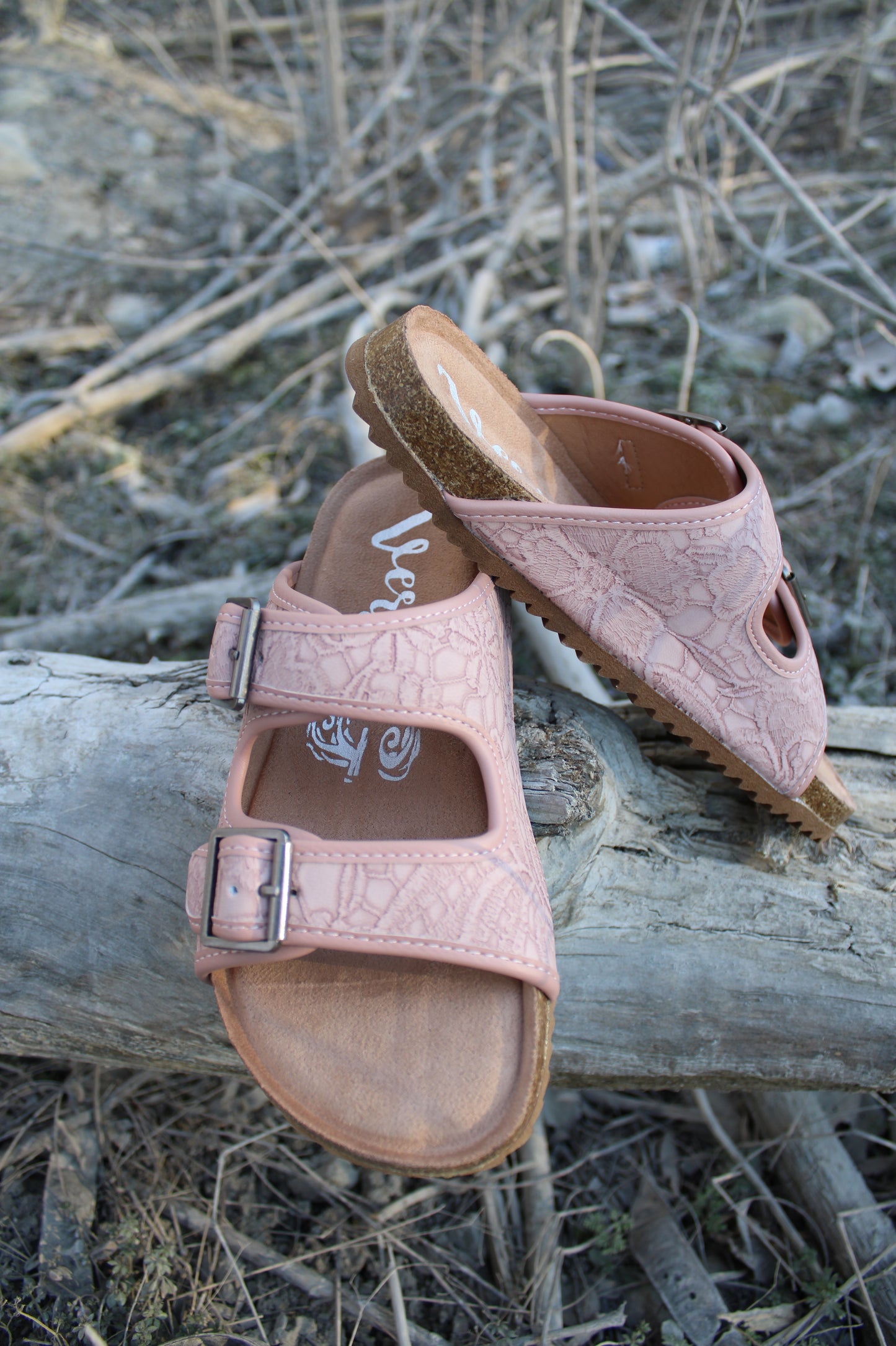 Berry 3 Blush Sandals