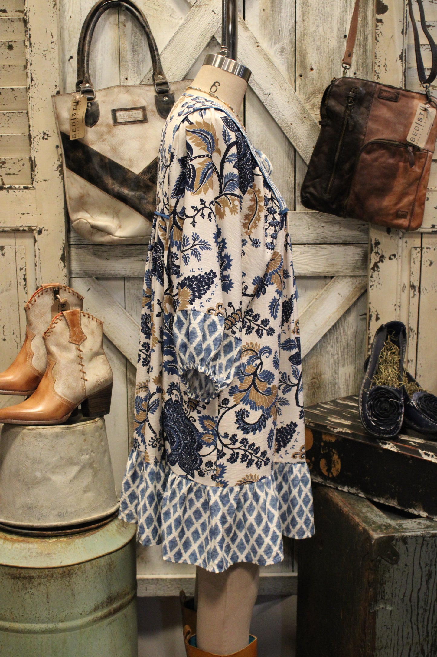 Dusty Blue Dreams Dress