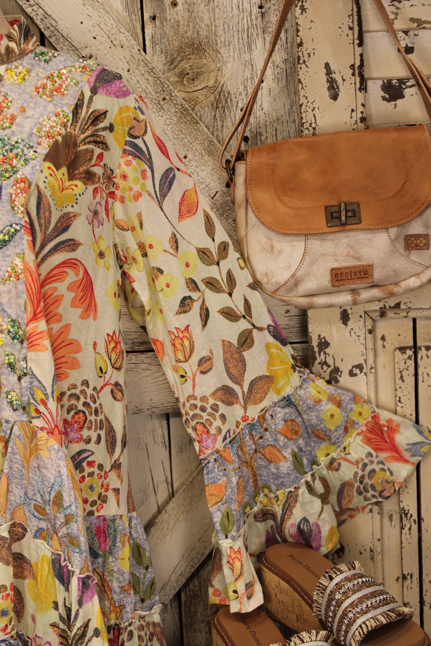 Island Mirage Cotton Mini Dress