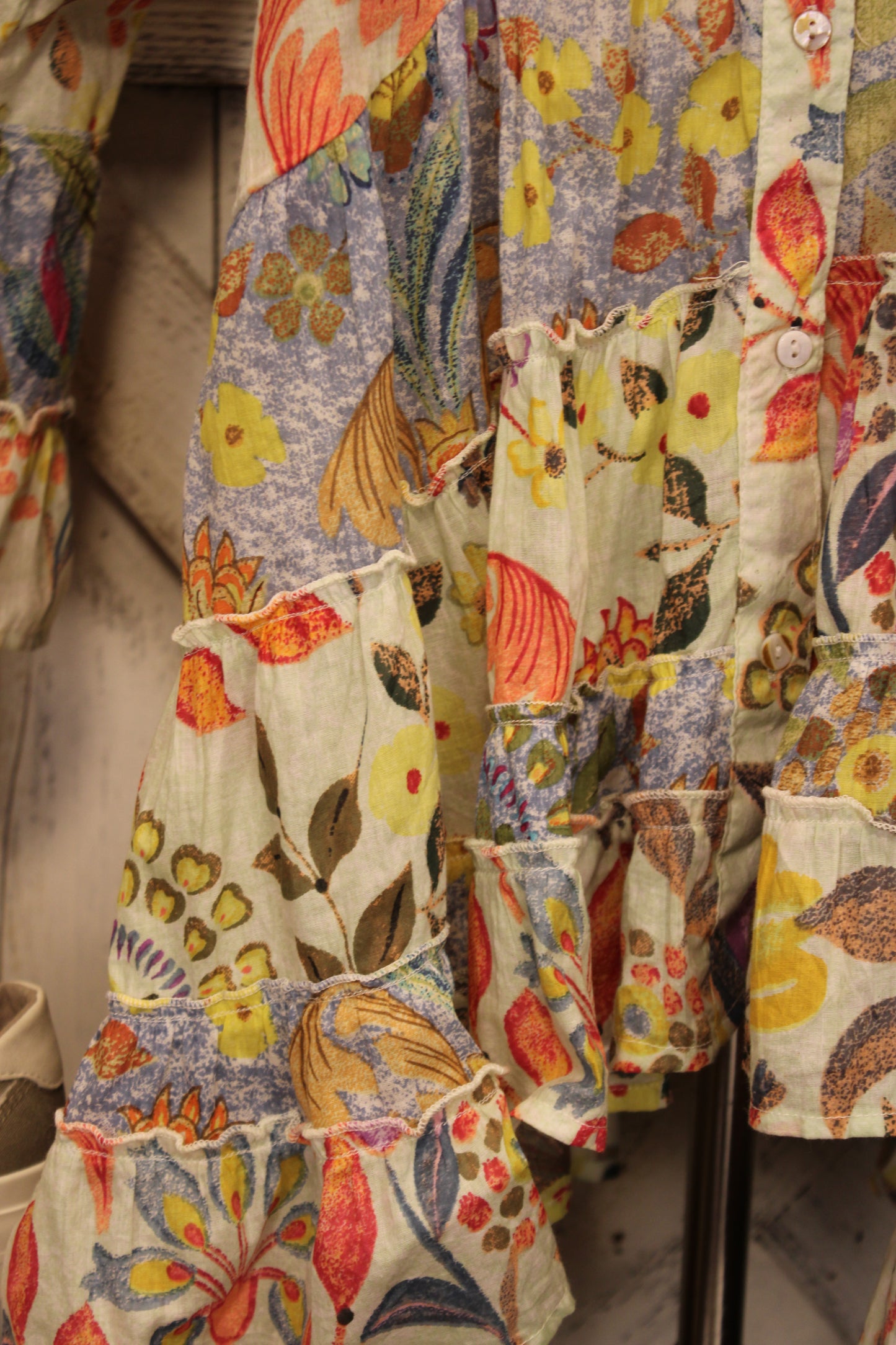 Island Mirage Cotton Mini Dress