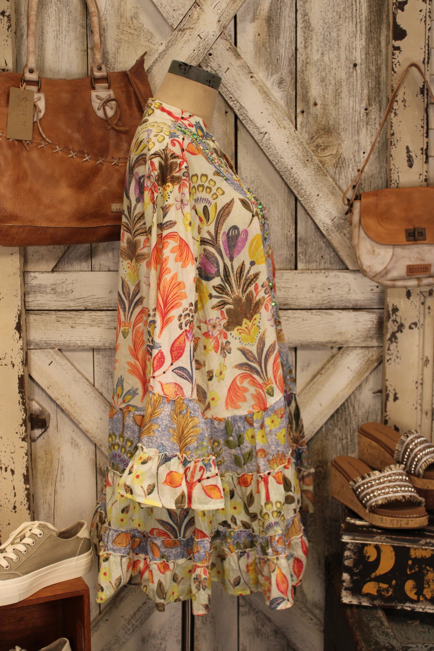 Island Mirage Cotton Mini Dress