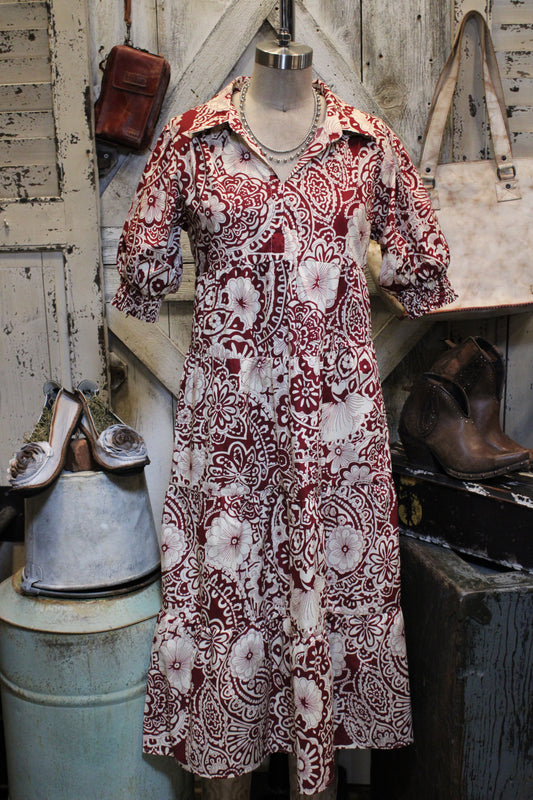 Waverly Sangria Dress