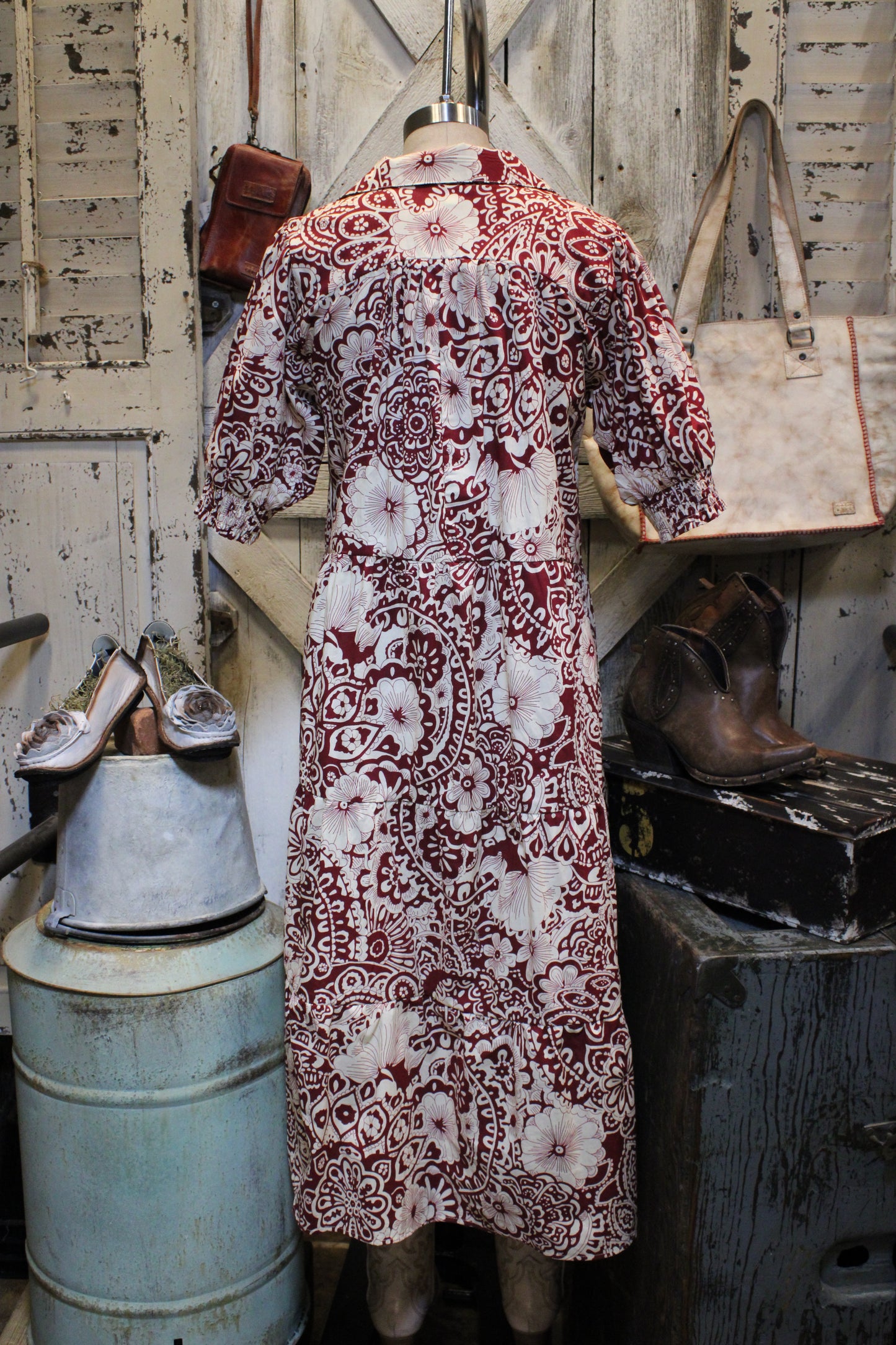 Waverly Sangria Dress