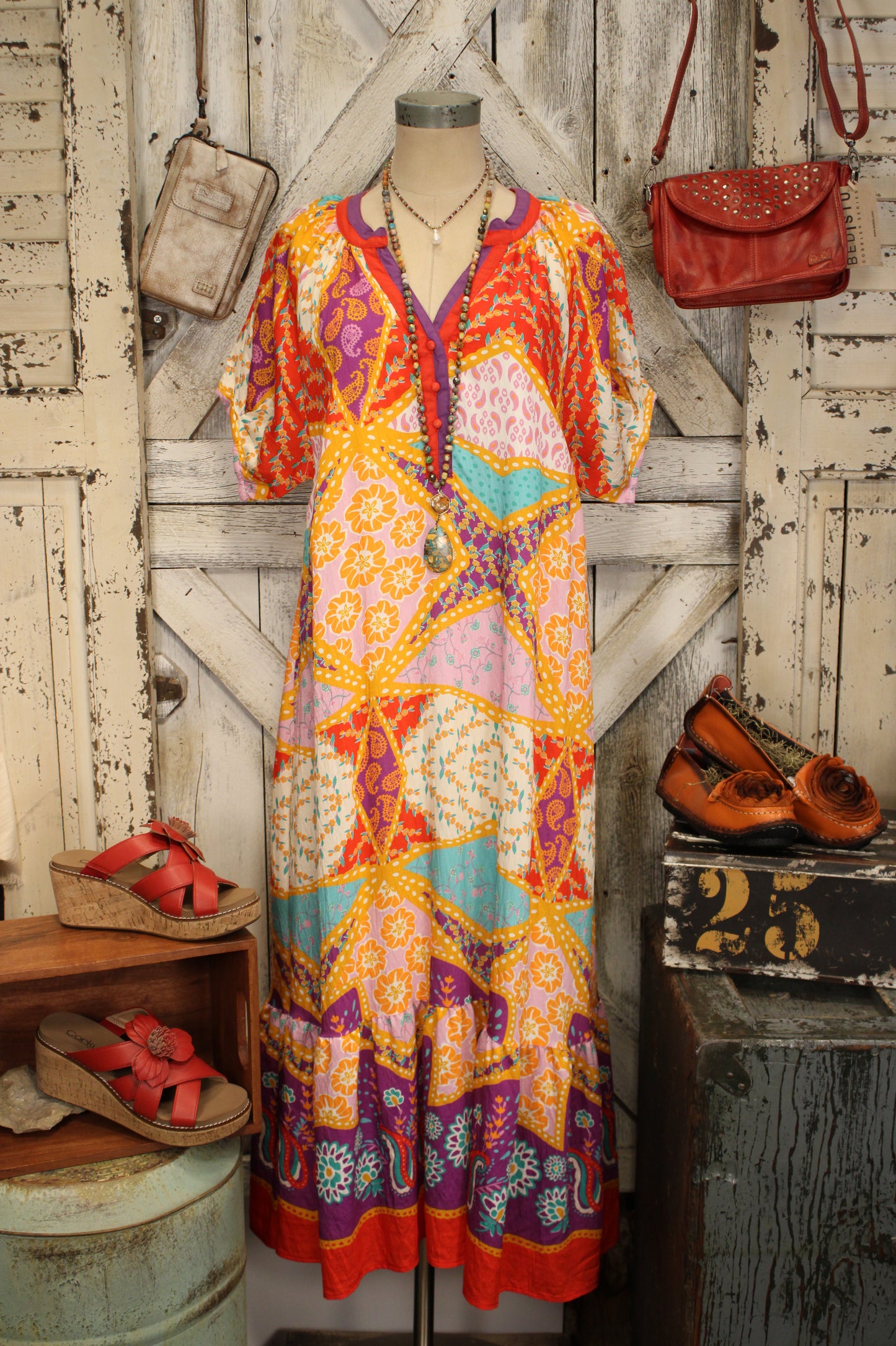 Festival Of Color Maxi Dress