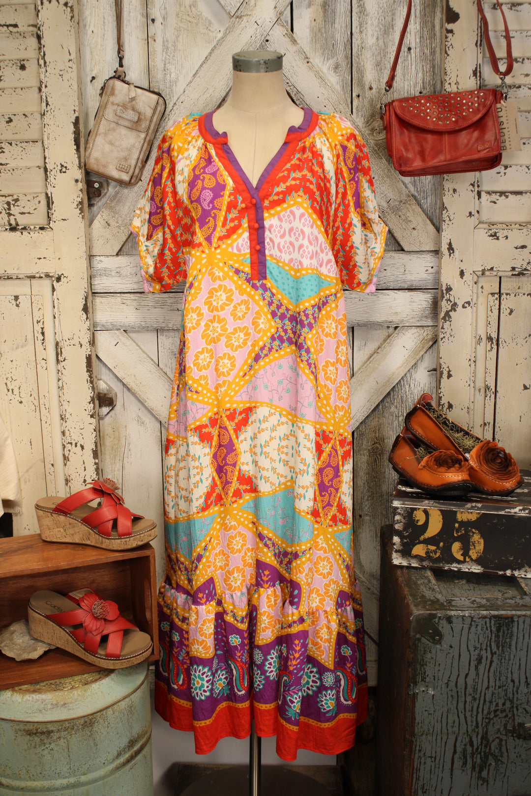 Festival Of Color Maxi Dress