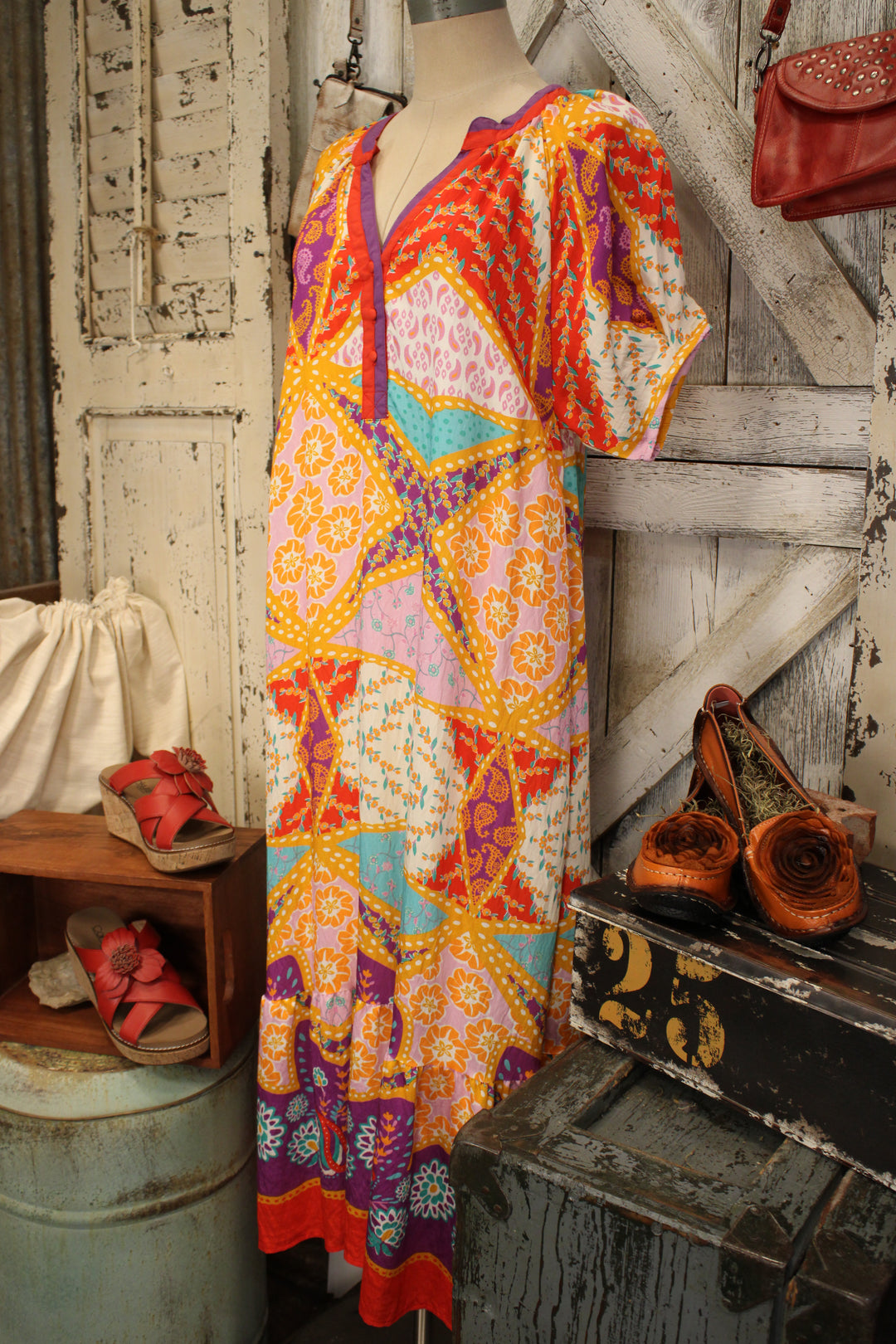 Festival Of Color Maxi Dress
