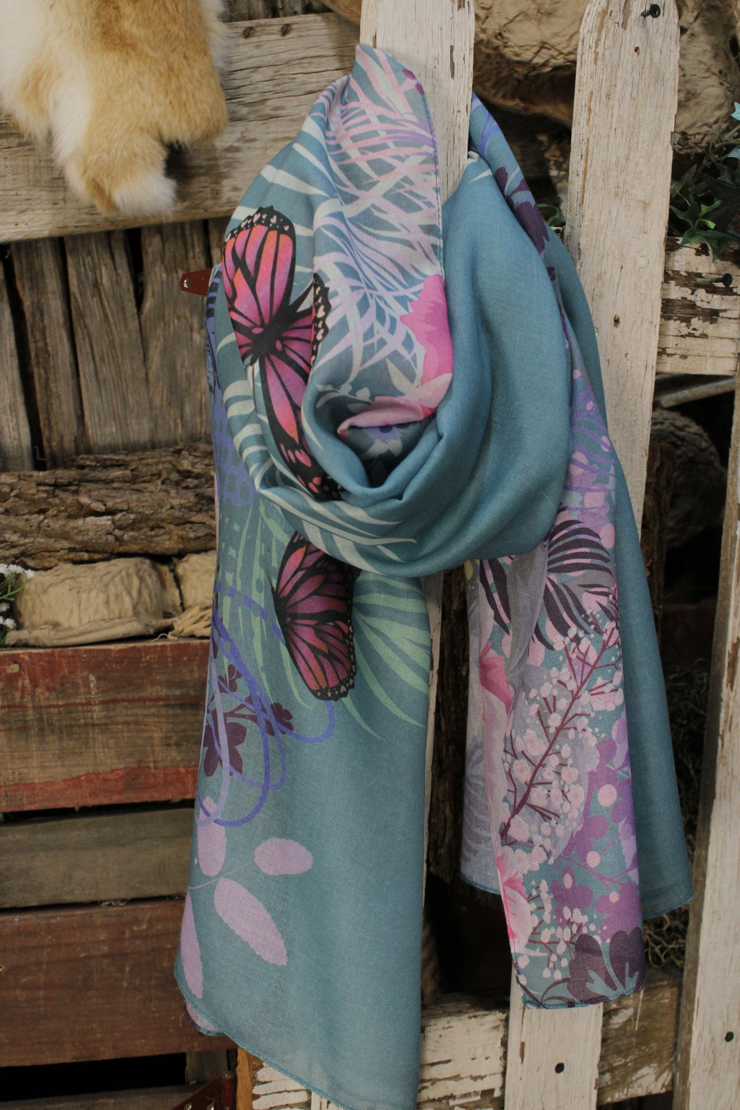 Flutter And Fern Scarf