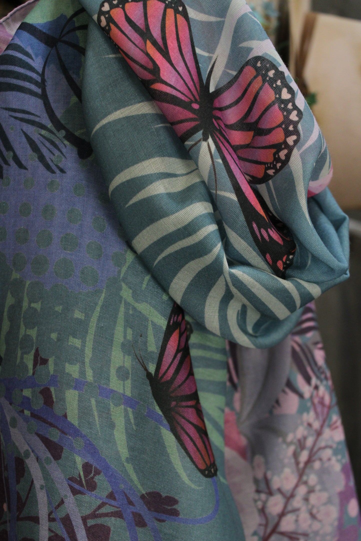 Flutter And Fern Scarf
