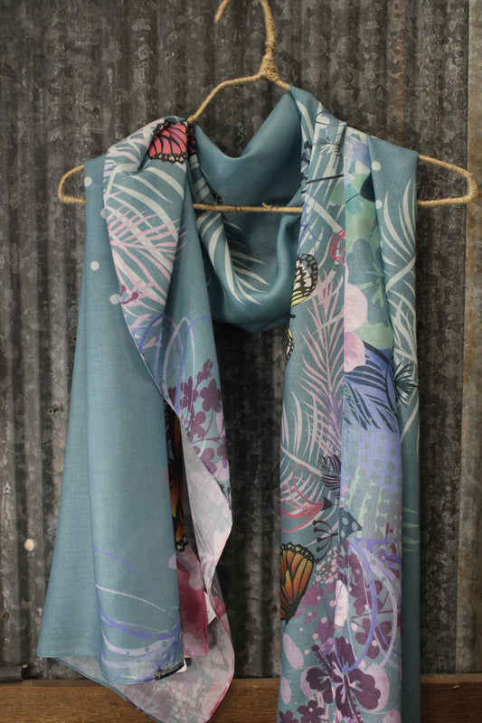 Flutter And Fern Scarf