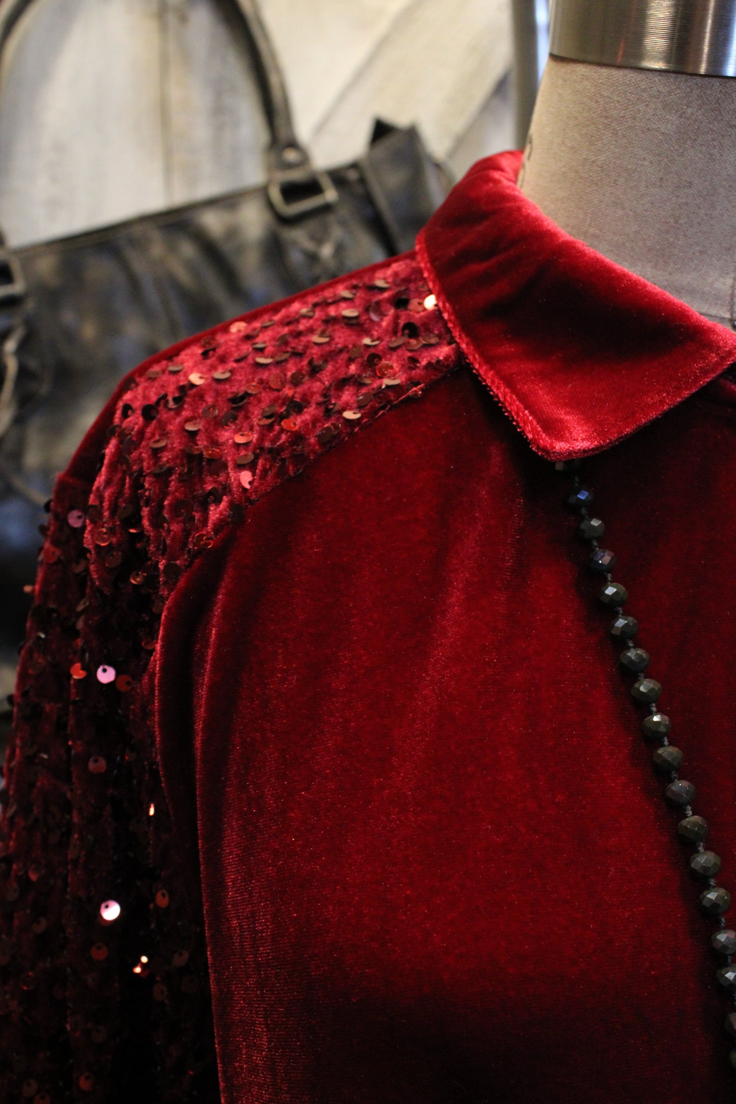 Merlot Magic Velvet Tunic