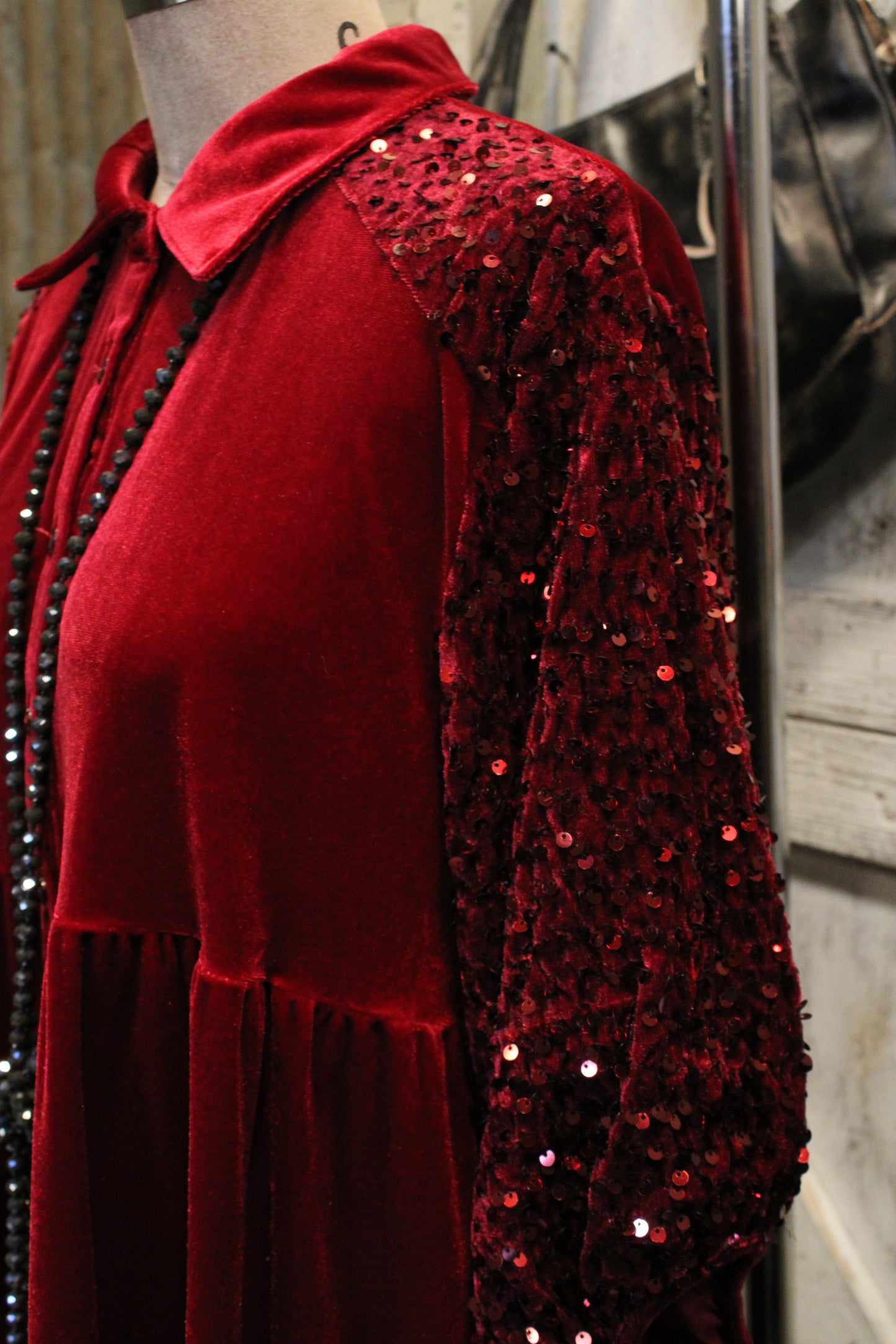 Merlot Magic Velvet Tunic
