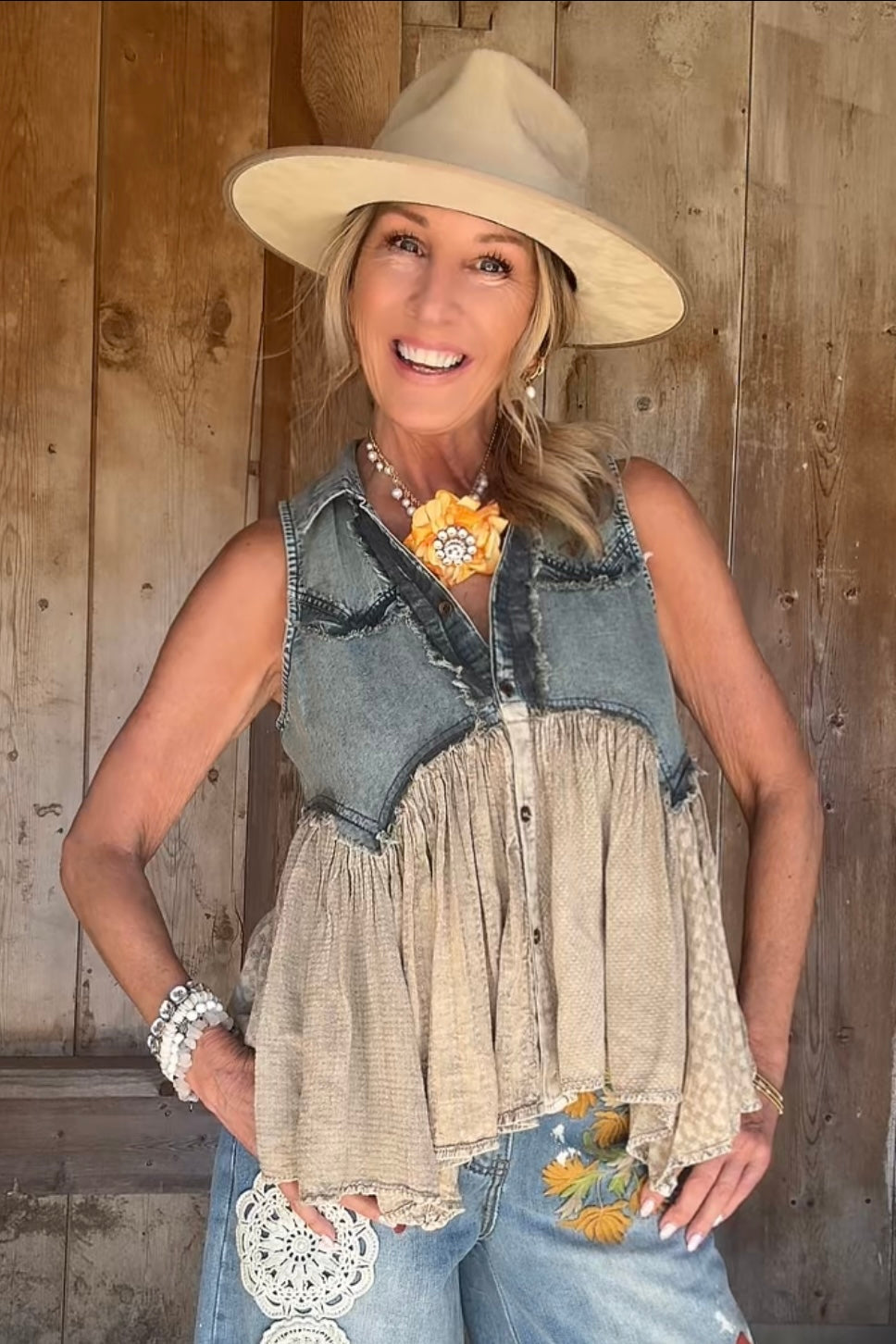 Greyson Sleeveless Top