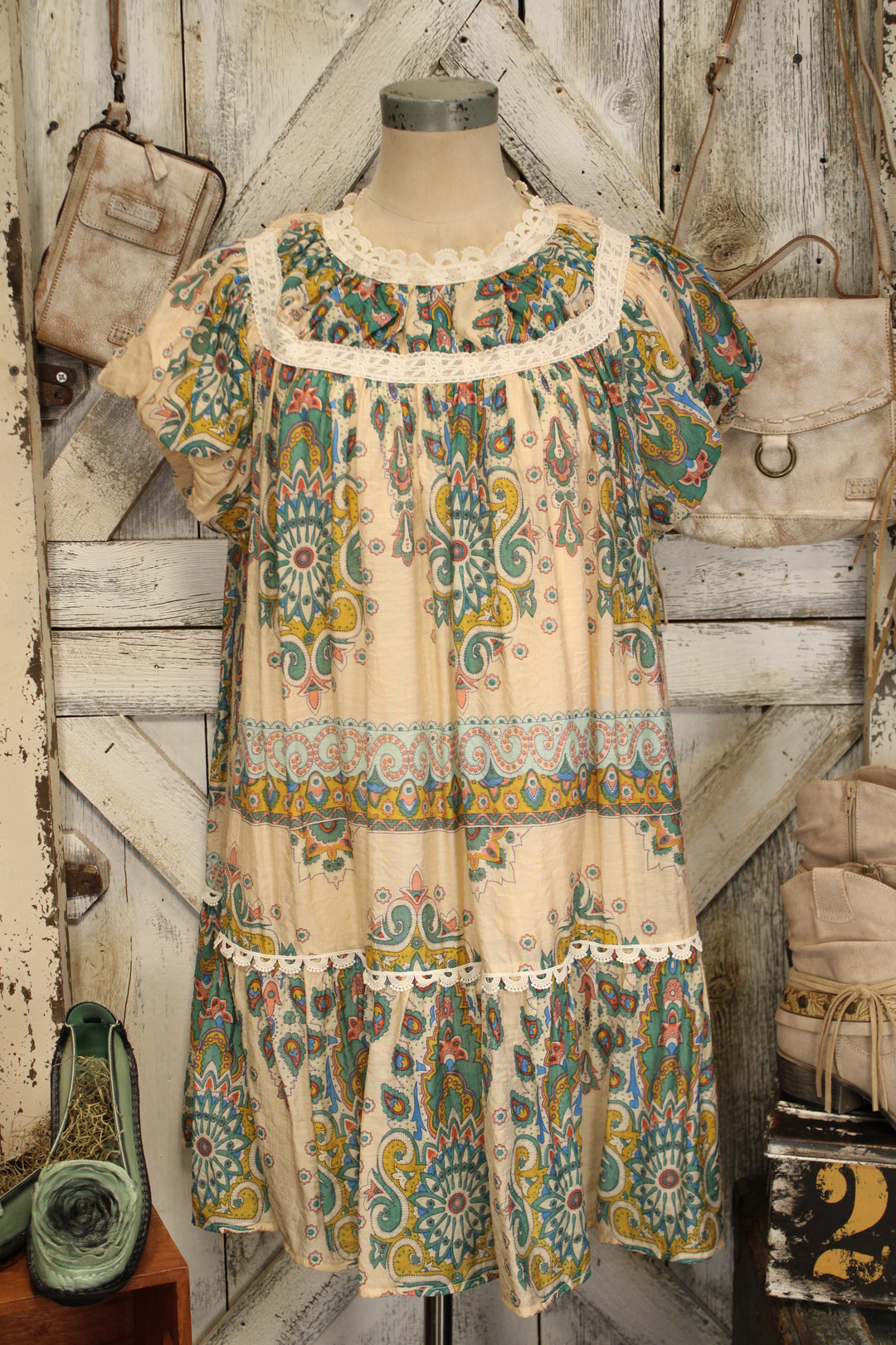 Gypsy Canvas Mini Dress