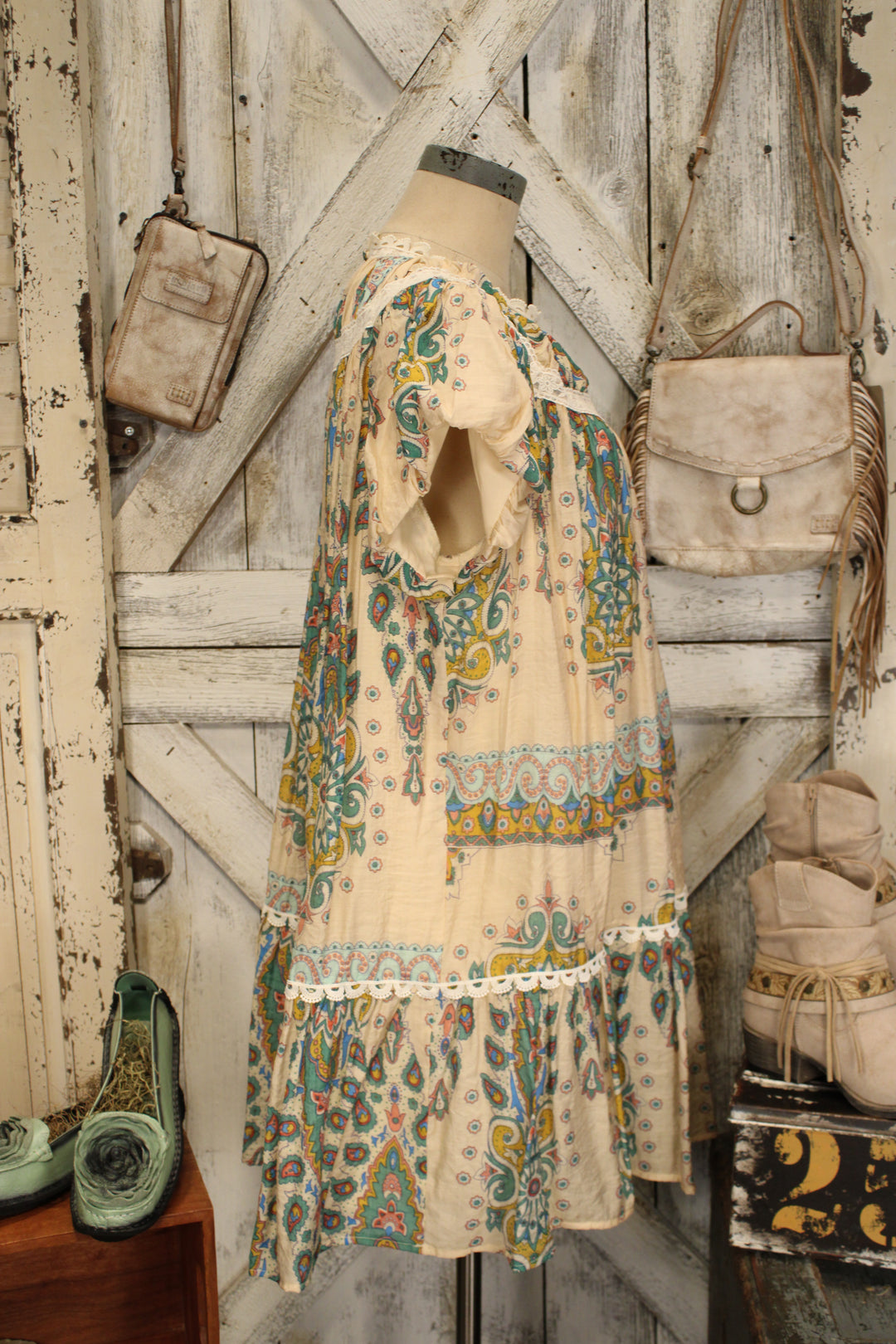 Gypsy Canvas Mini Dress