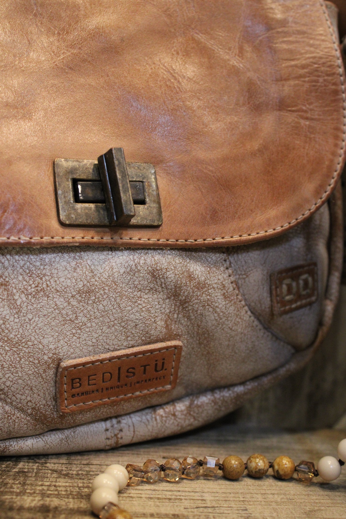 Elect Nectar Lux Tan Rustic Handbag