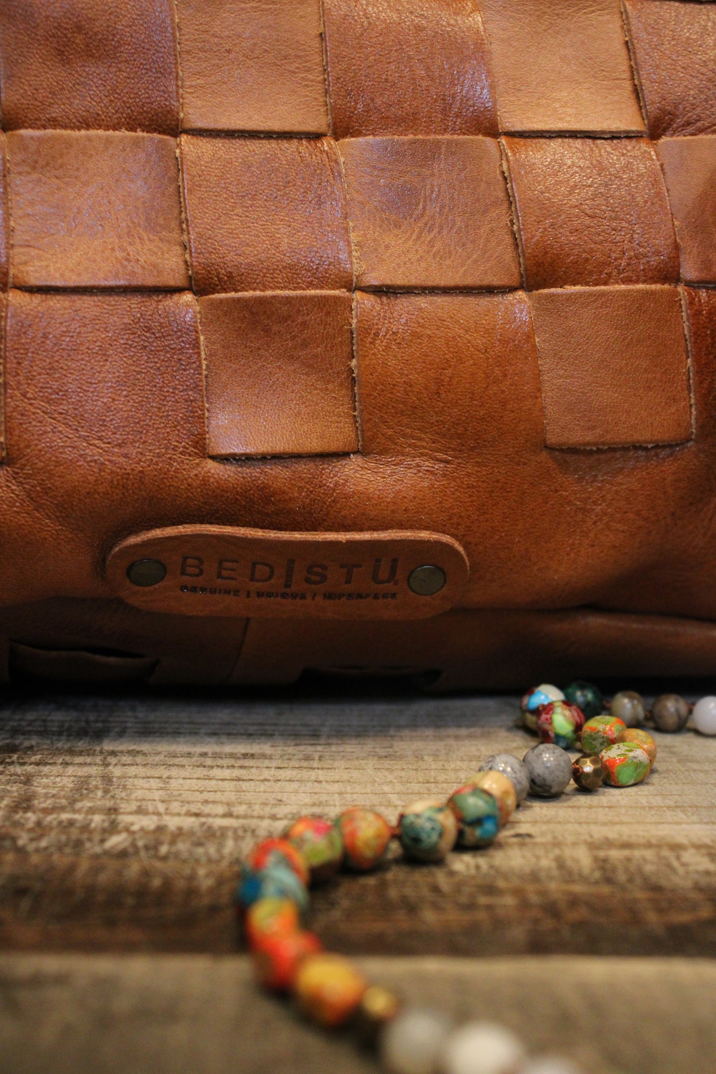 Bed|Stu Orchid Cognac Dip Dye Handbag