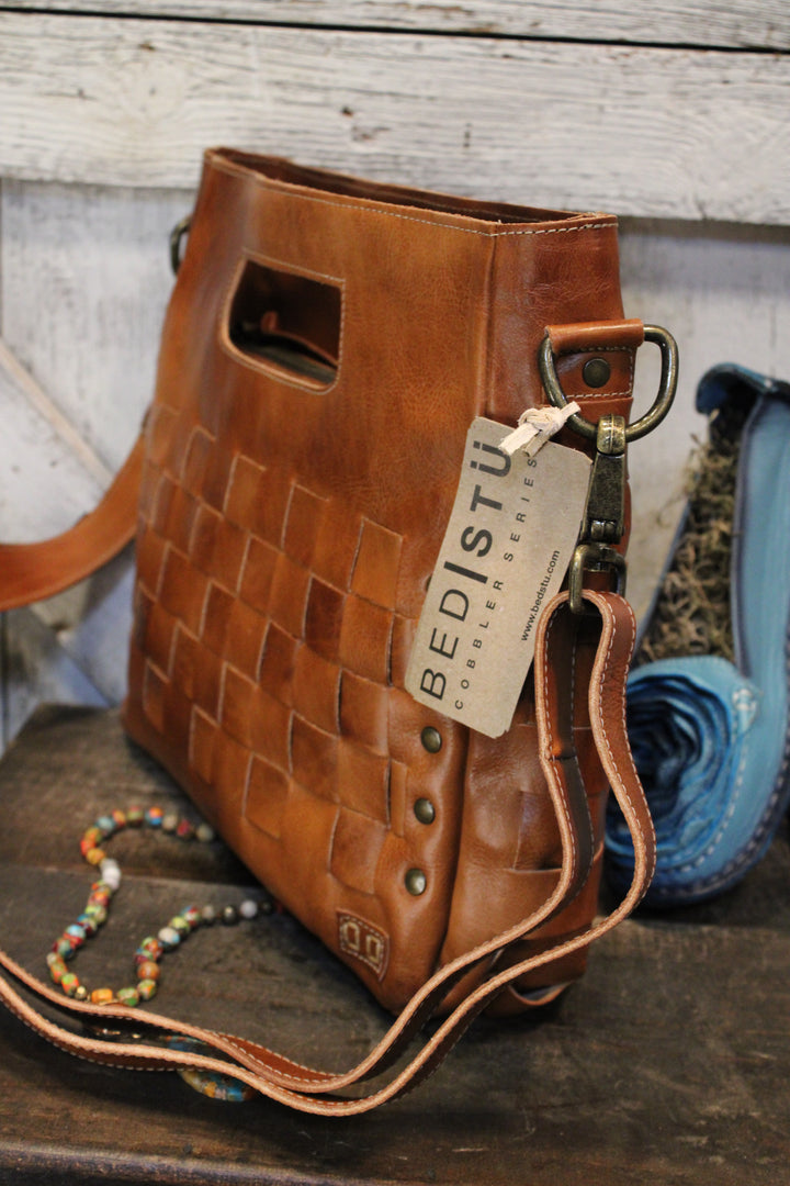 Bed|Stu Orchid Cognac Dip Dye Handbag