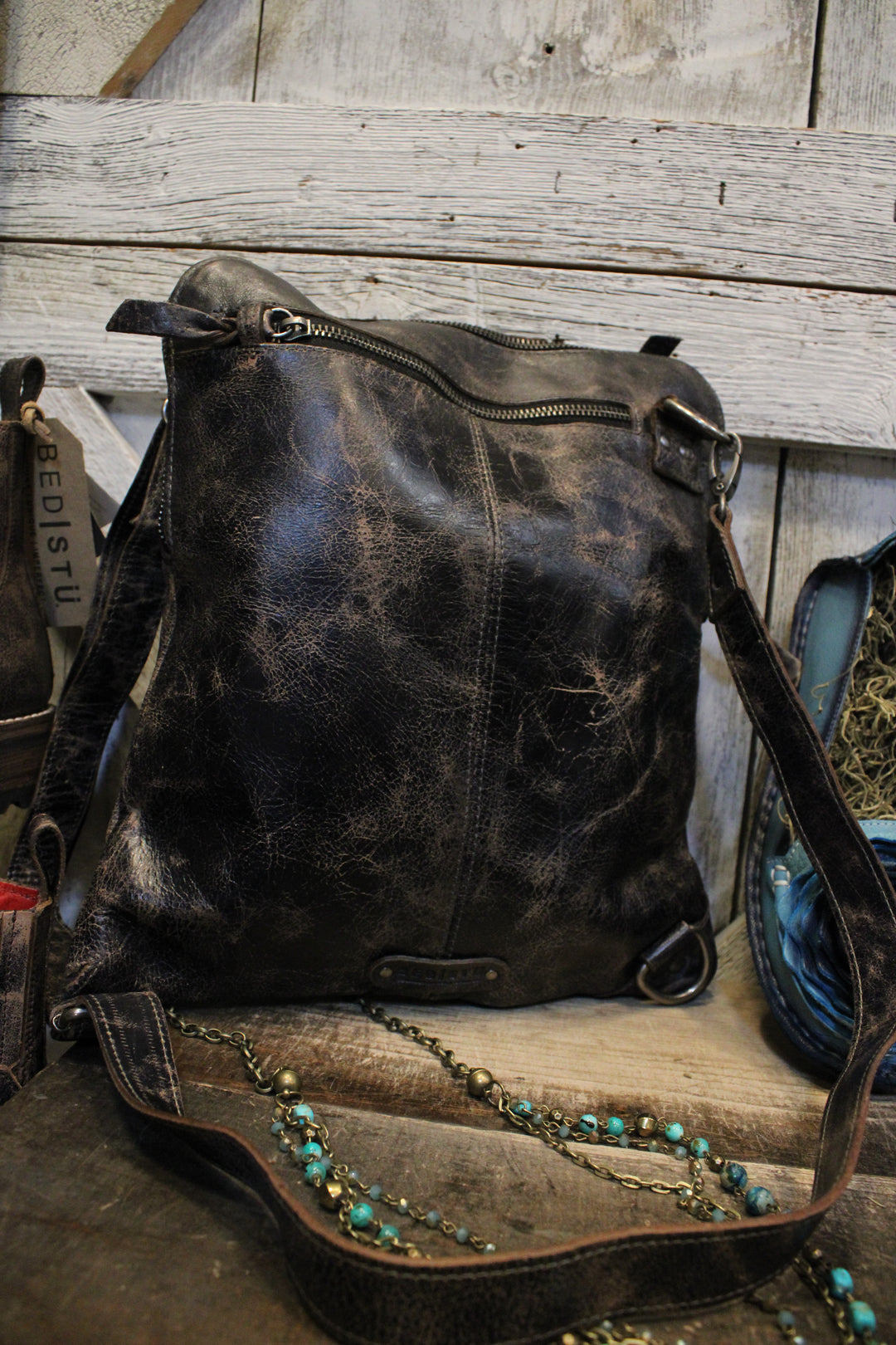 Bed|Stu Aiken Black Lux Handbag
